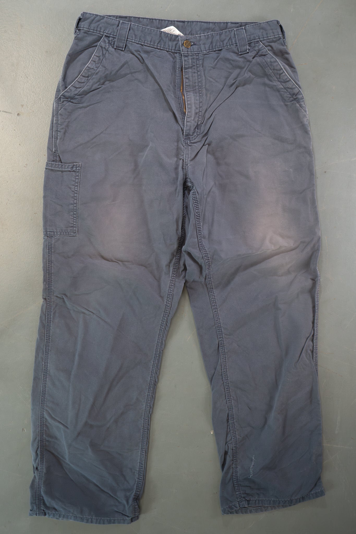 True Vintage Carhartt Carpenter Trousers – navy, w36,L32 Regular (1990s)