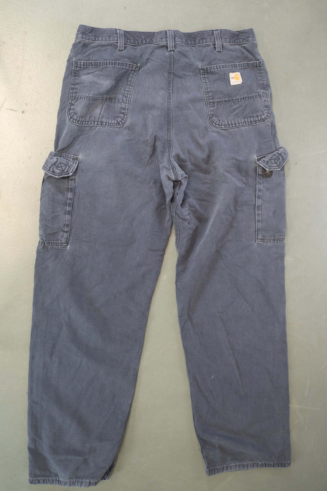True Vintage Carhartt Carpenter Trousers – navy, w36,L33 Regular (1990s)