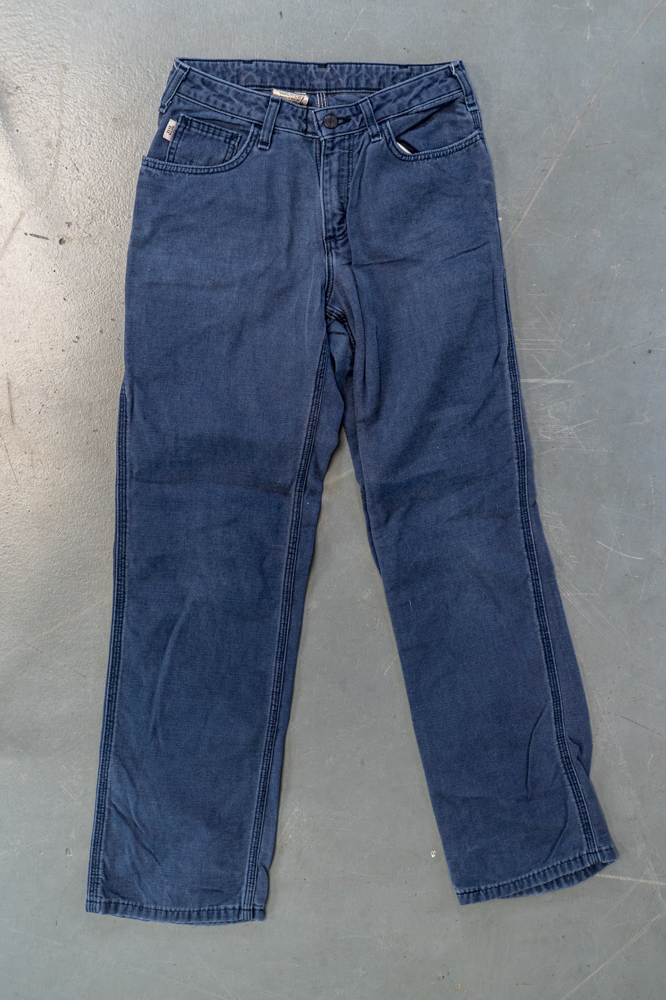 True Vintage Carhartt Carpenter Trousers – navy, w27,L29 Regular (1990s)