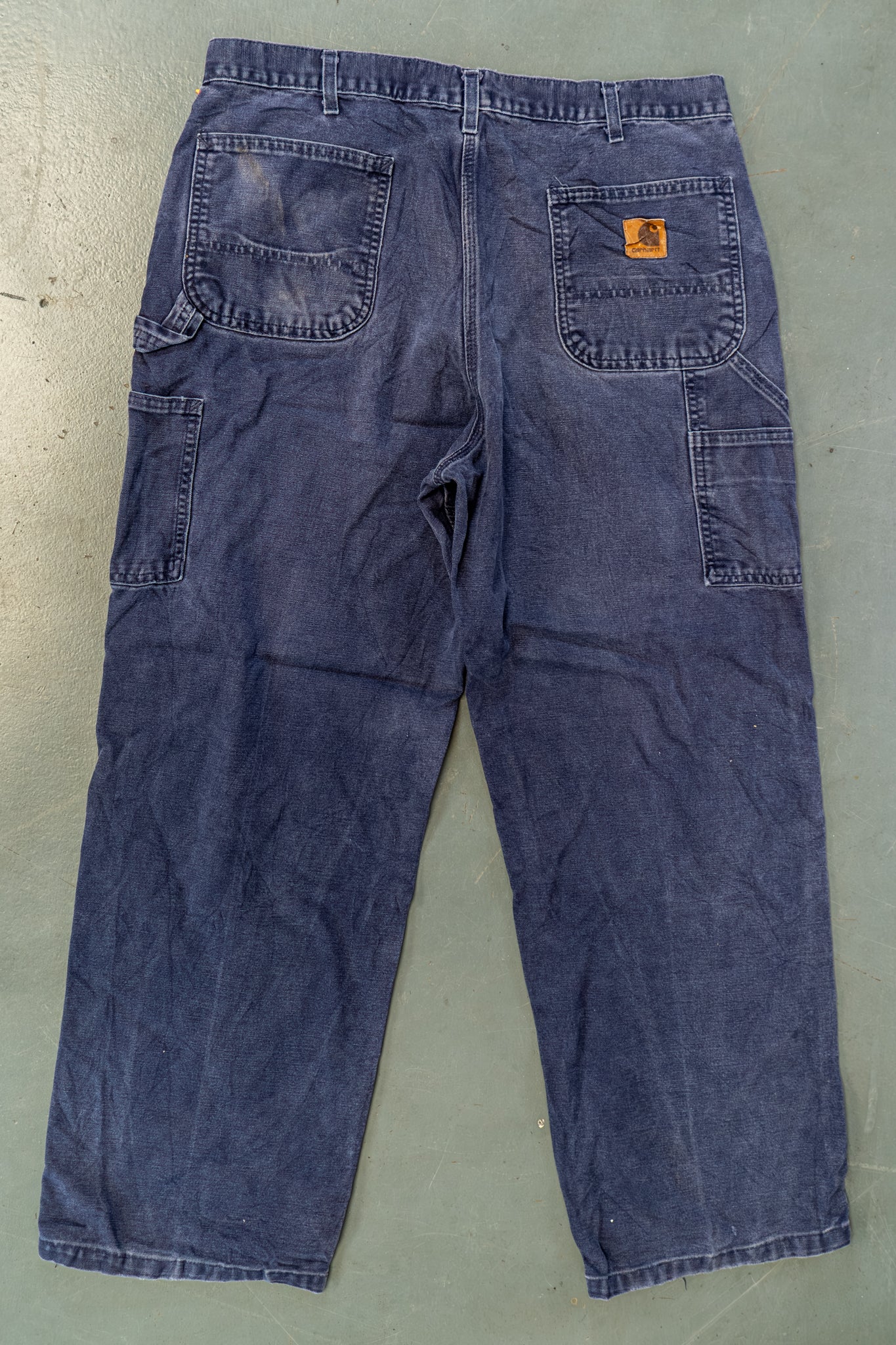 True Vintage Carhartt Carpenter Trousers – navy, w36,L30 Regular (1990s)