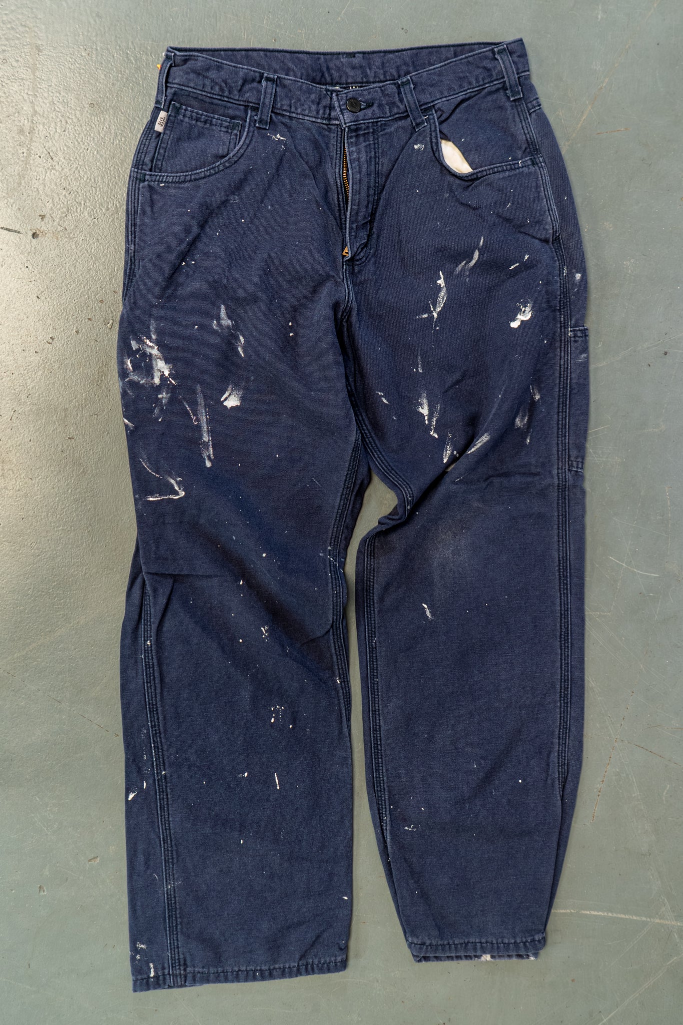 True Vintage Carhartt Carpenter Trousers – navy, w30,L30 Regular (1990s)