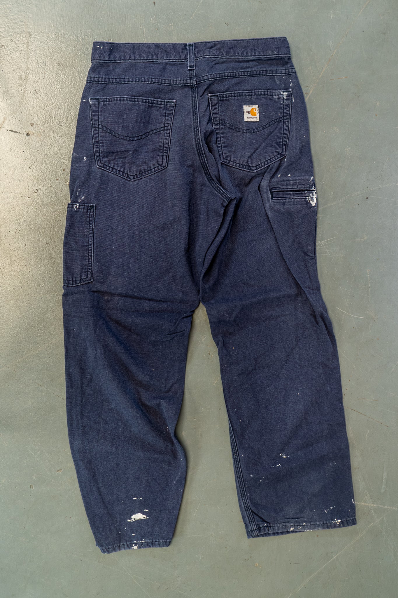 True Vintage Carhartt Carpenter Trousers – navy, w30,L30 Regular (1990s)