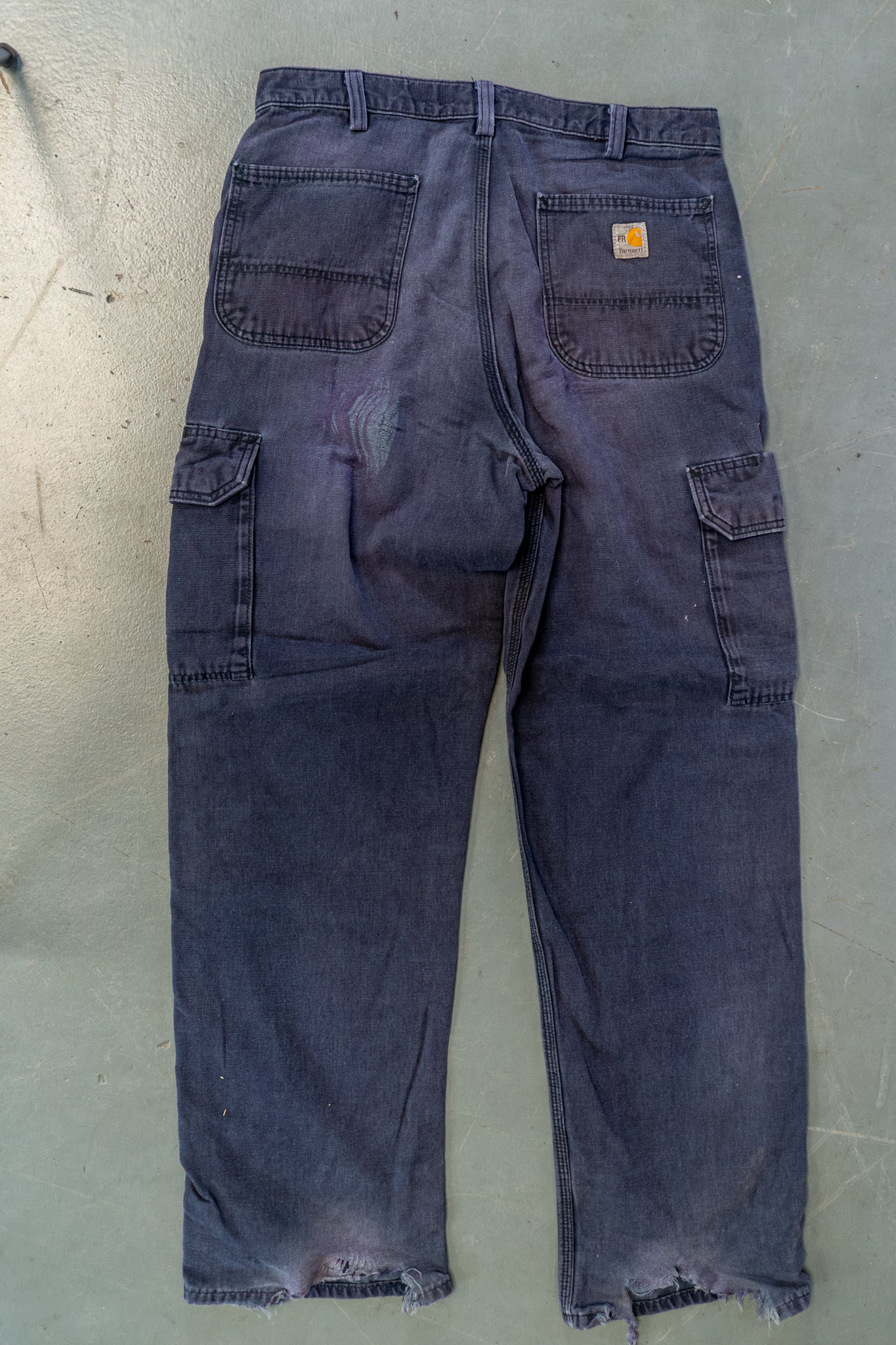 True Vintage Carhartt Carpenter Trousers – navy, w32,L32 Regular (1990s)