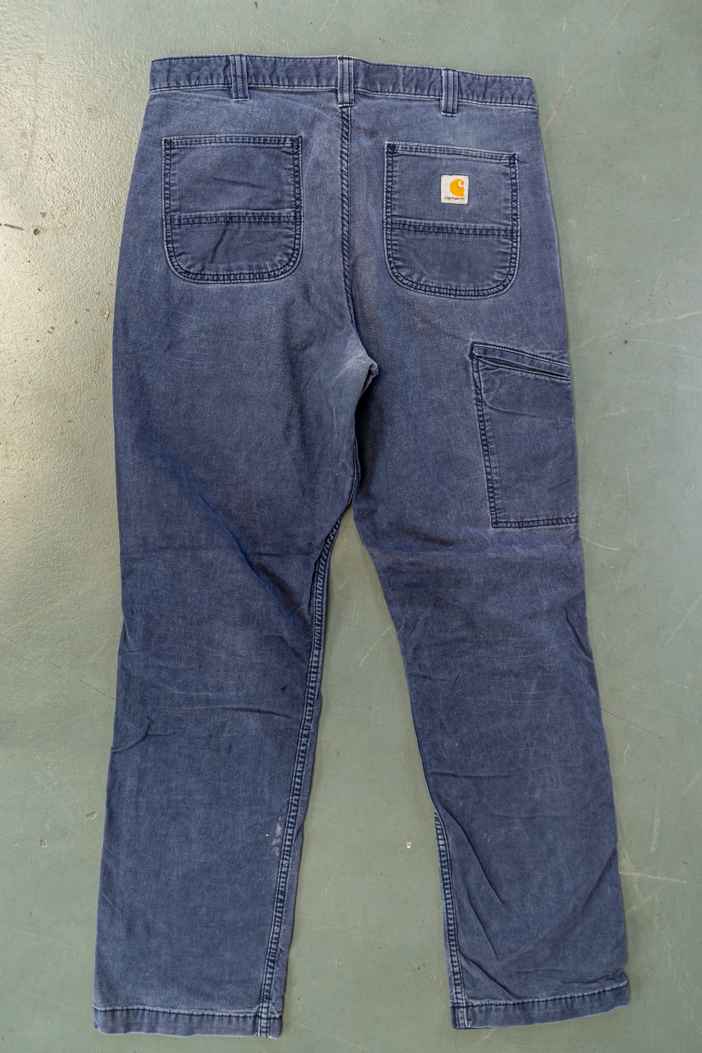 True Vintage Carhartt Carpenter Trousers – navy, w34,L32 Regular (1990s)