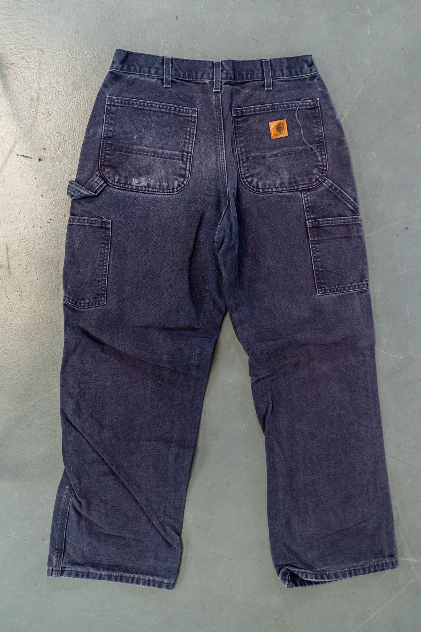 True Vintage Carhartt Carpenter Trousers – navy, w28,L28 Regular (1990s)
