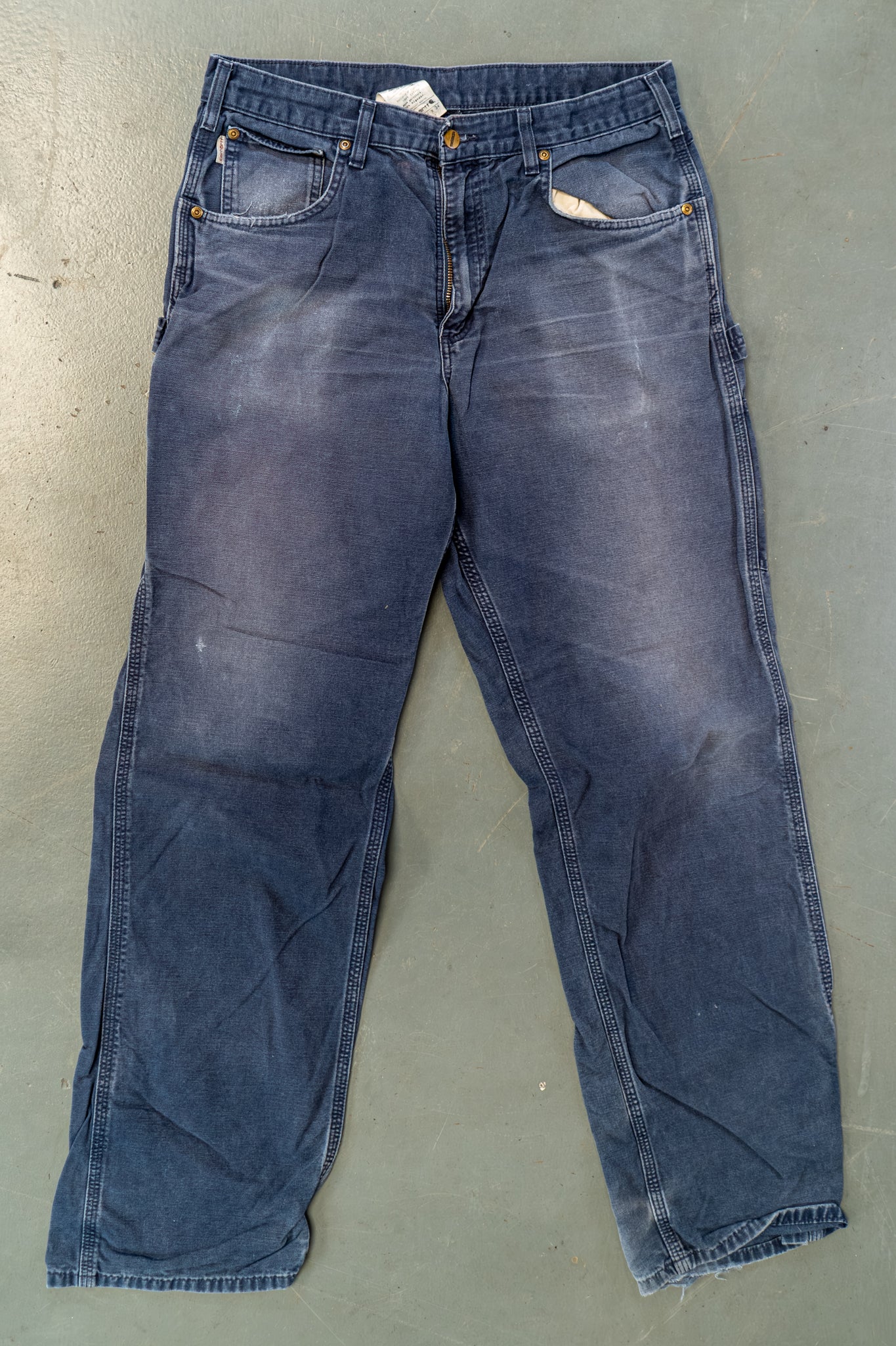 True Vintage Carhartt Carpenter Trousers – navy, w33,L32 Regular (1990s)