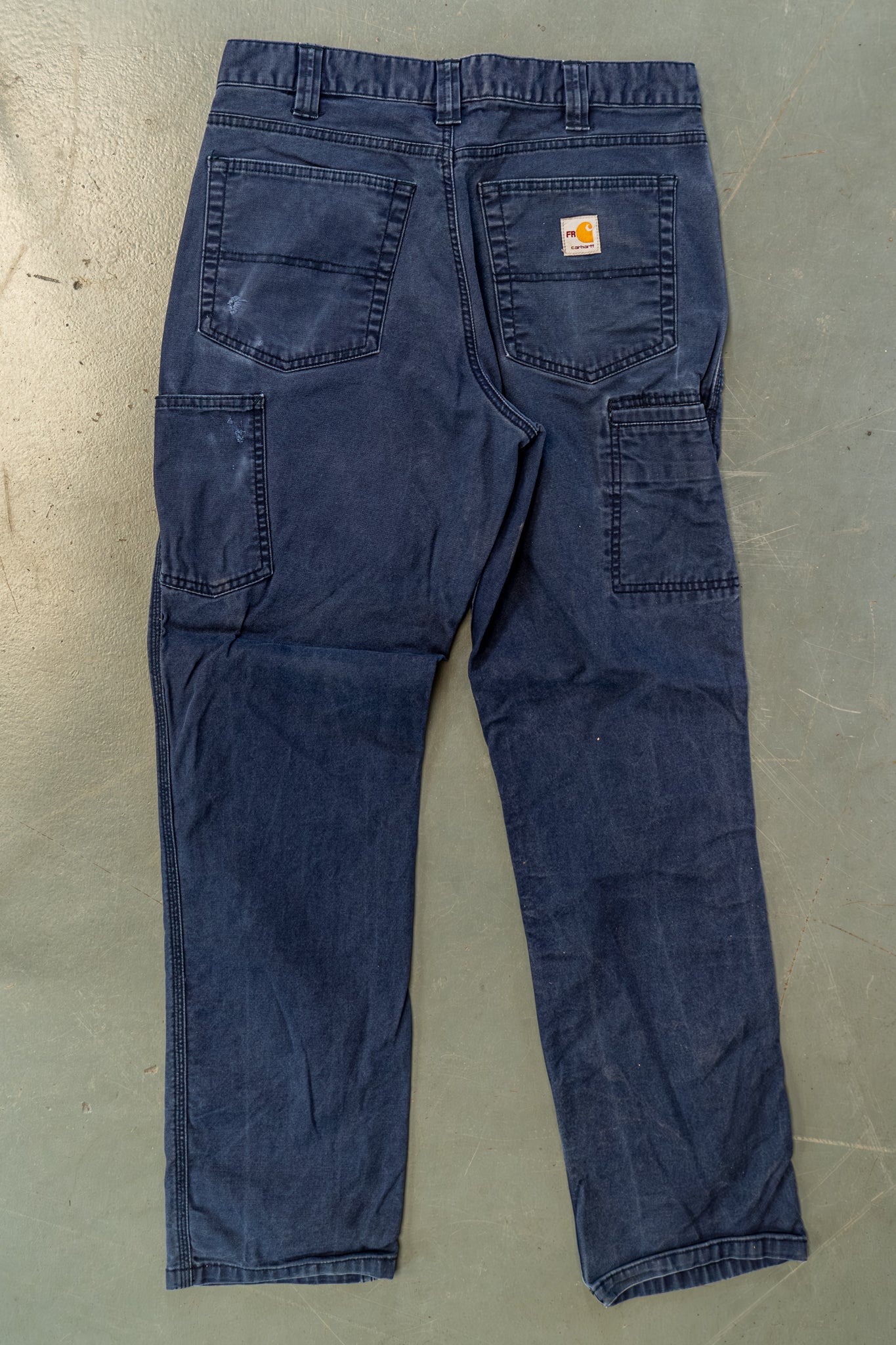 True Vintage Carhartt Carpenter Trousers – navy, w32,L31 Regular (1990s)