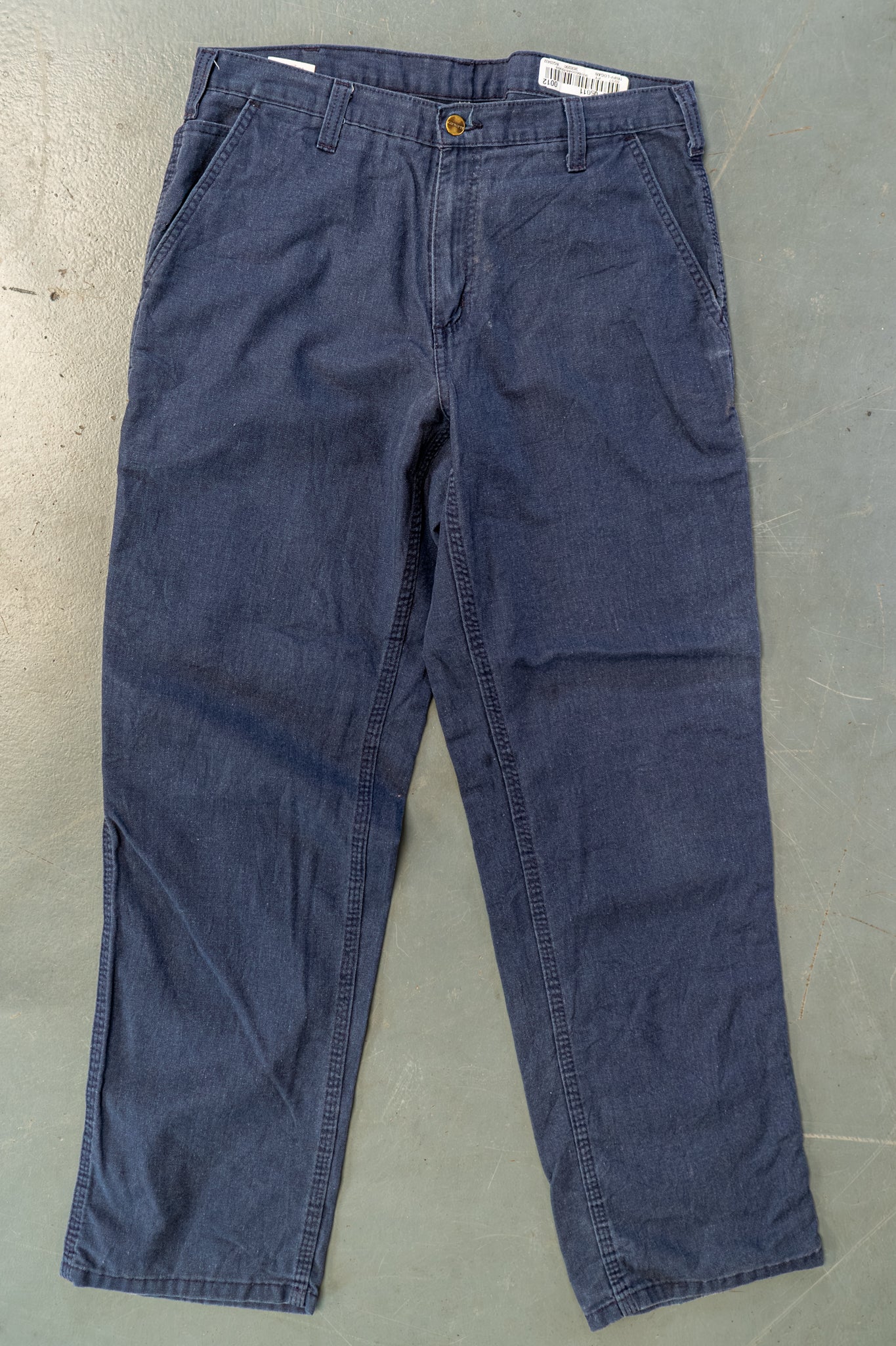 True Vintage Carhartt Carpenter Trousers – navy, w32,L30 Regular (1990s)