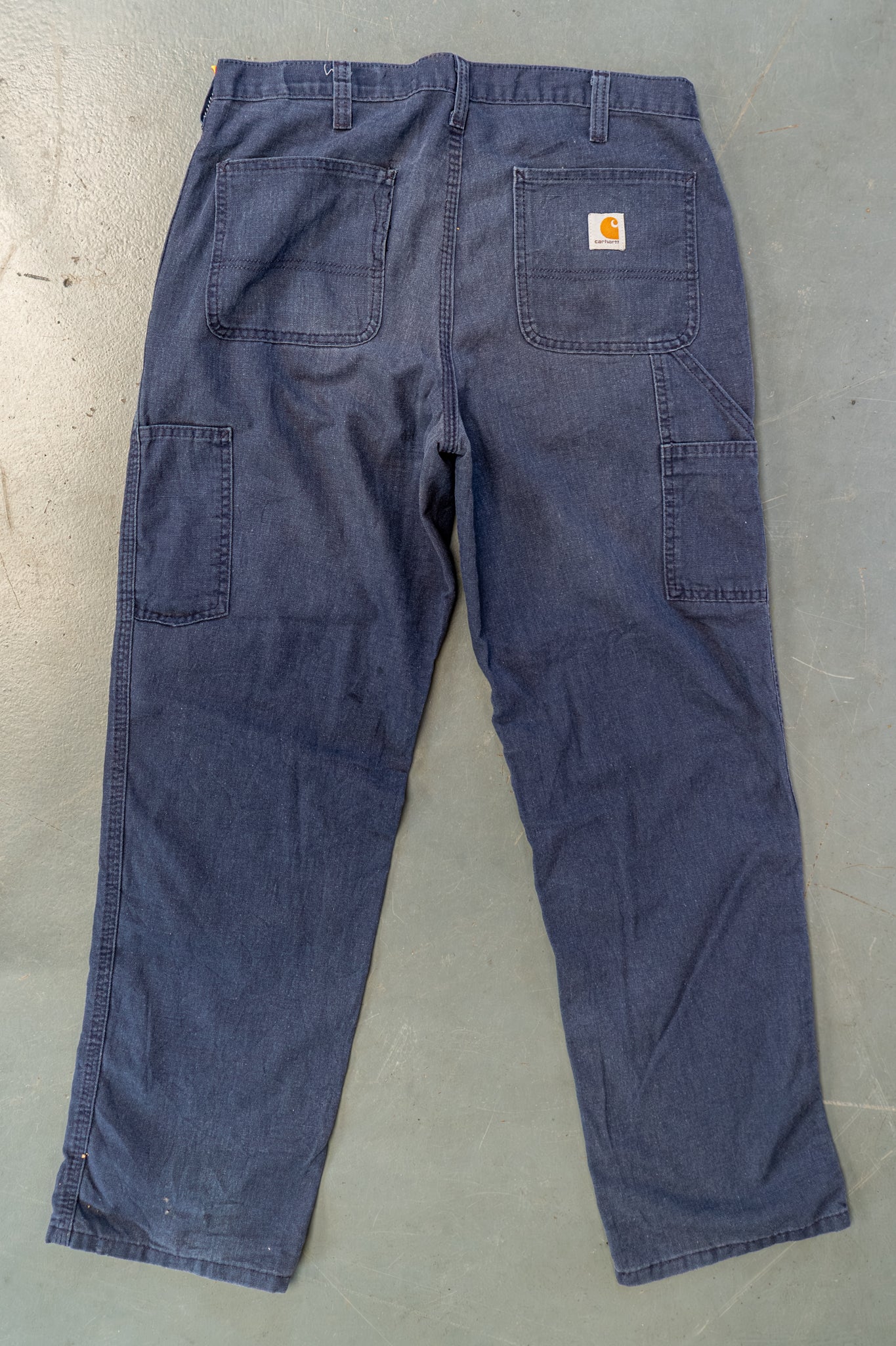 True Vintage Carhartt Carpenter Trousers – navy, w32,L30 Regular (1990s)