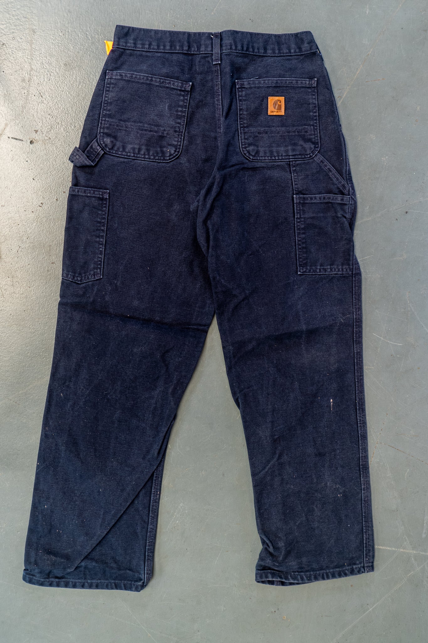 True Vintage Carhartt Carpenter Trousers – navy, w28,L29 Regular (1990s)