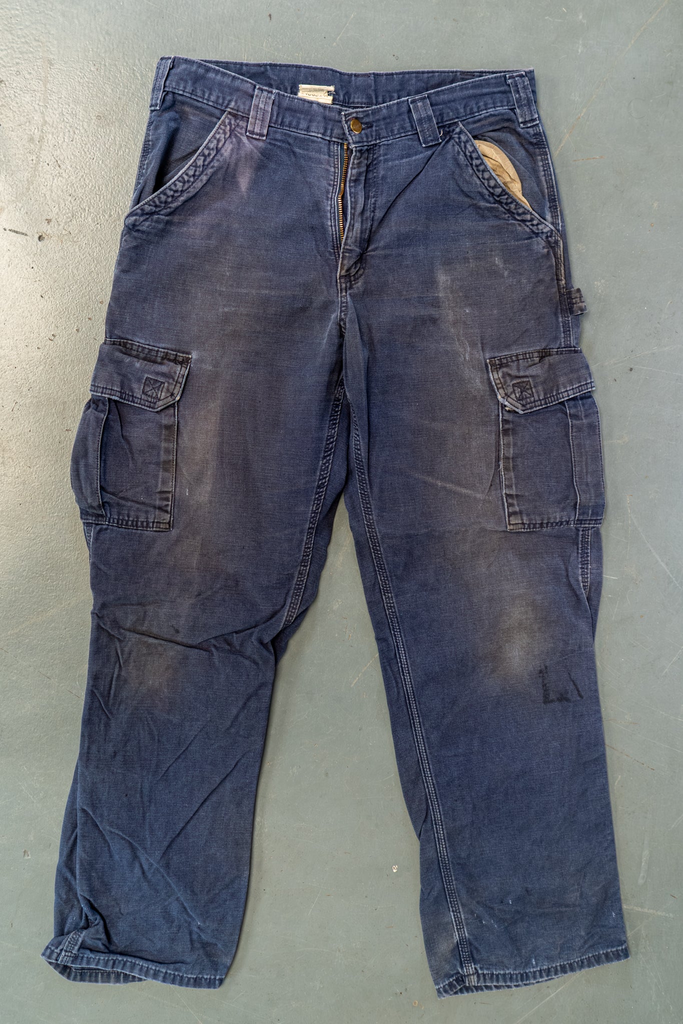 True Vintage Carhartt Carpenter Trousers – navy, w34,L30 Regular (1990s)