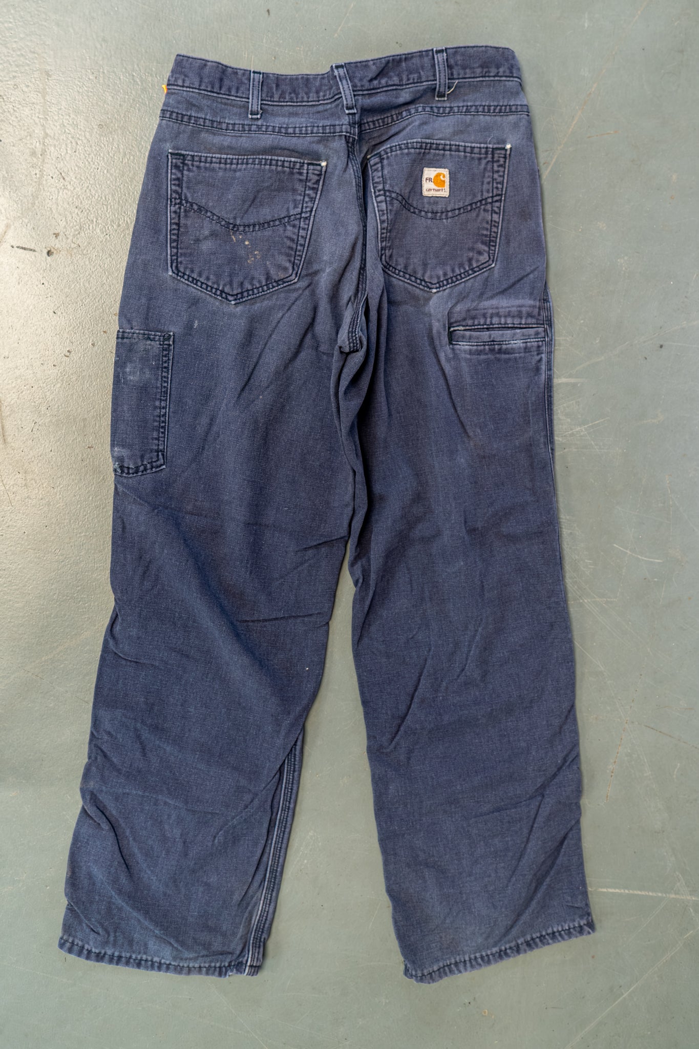True Vintage Carhartt Carpenter Trousers – navy, w32,L29 Regular (1990s)