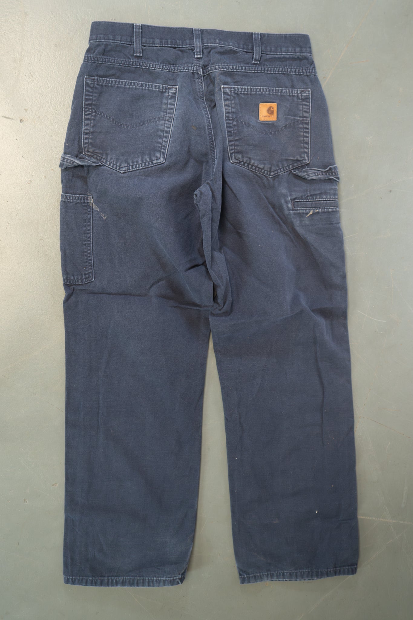 True Vintage Carhartt Carpenter Trousers – navy, w32,L31 Regular (1990s)