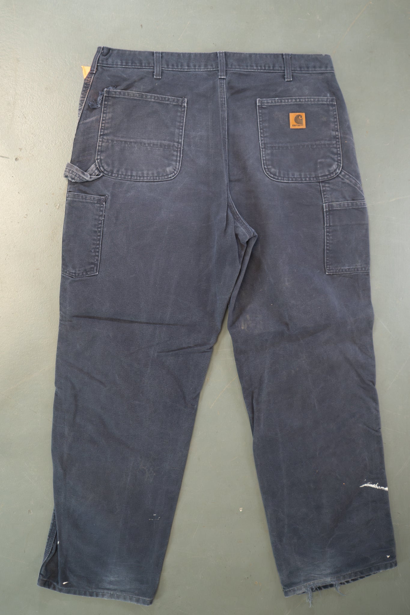 True Vintage Carhartt Carpenter Trousers – navy, w38,L31 Regular (1990s)