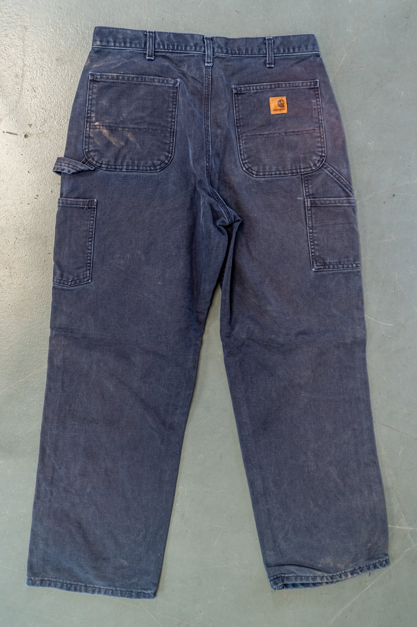 True Vintage Carhartt Carpenter Trousers – navy, w32,L29 Regular (1990s)