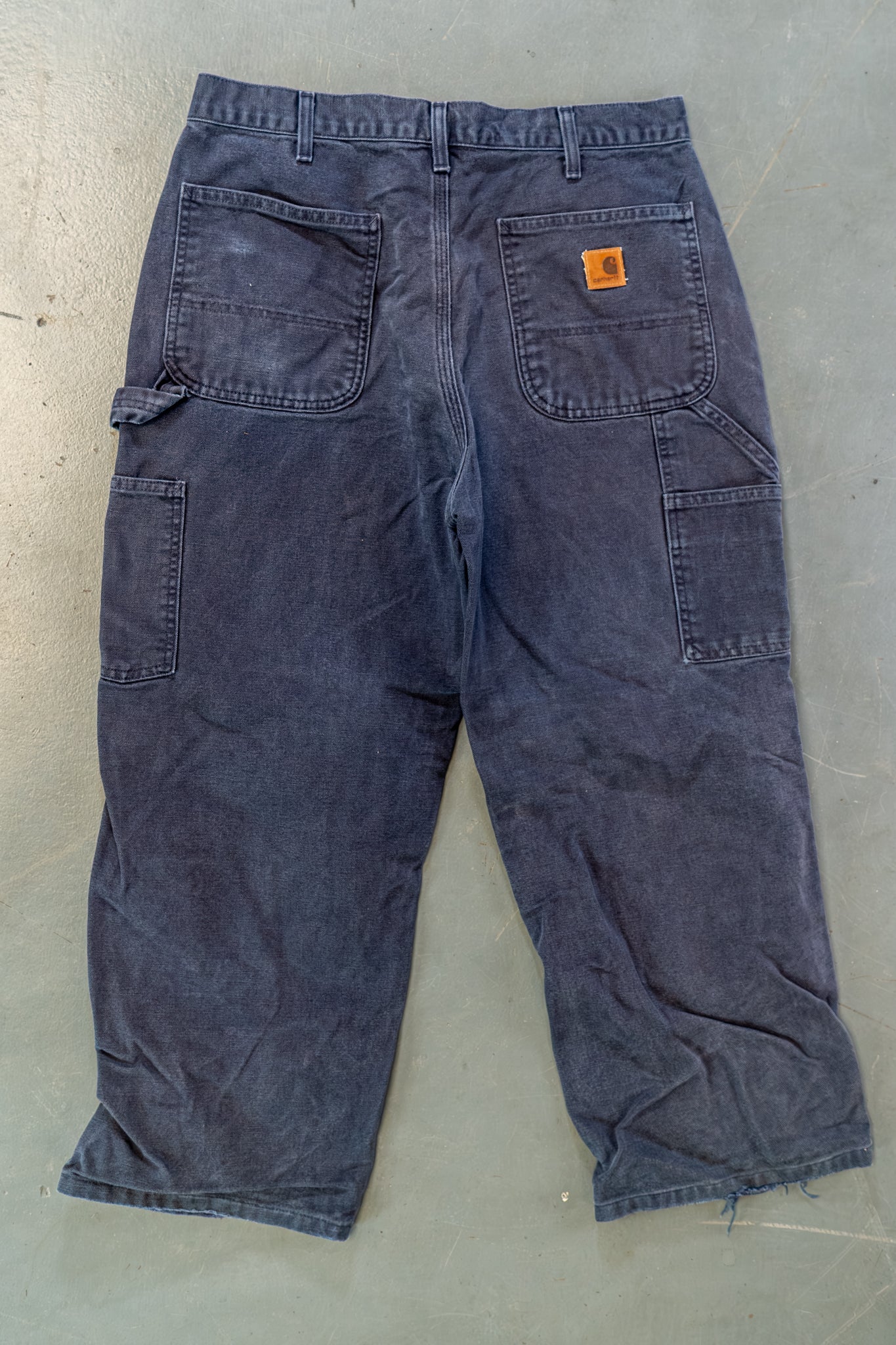 True Vintage Carhartt Carpenter Trousers – navy, w31,L25 Regular (1990s)