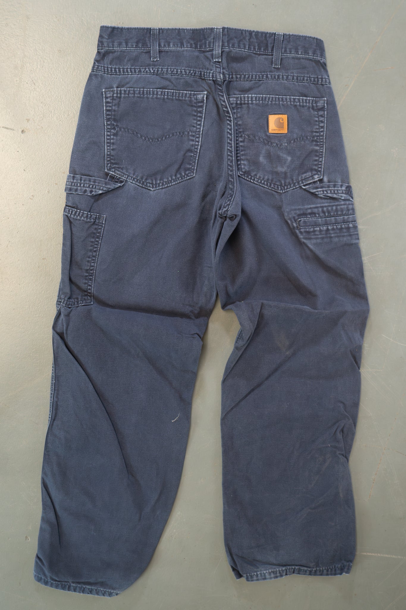 True Vintage Carhartt Carpenter Trousers – navy, w31,L29 Regular (1990s)