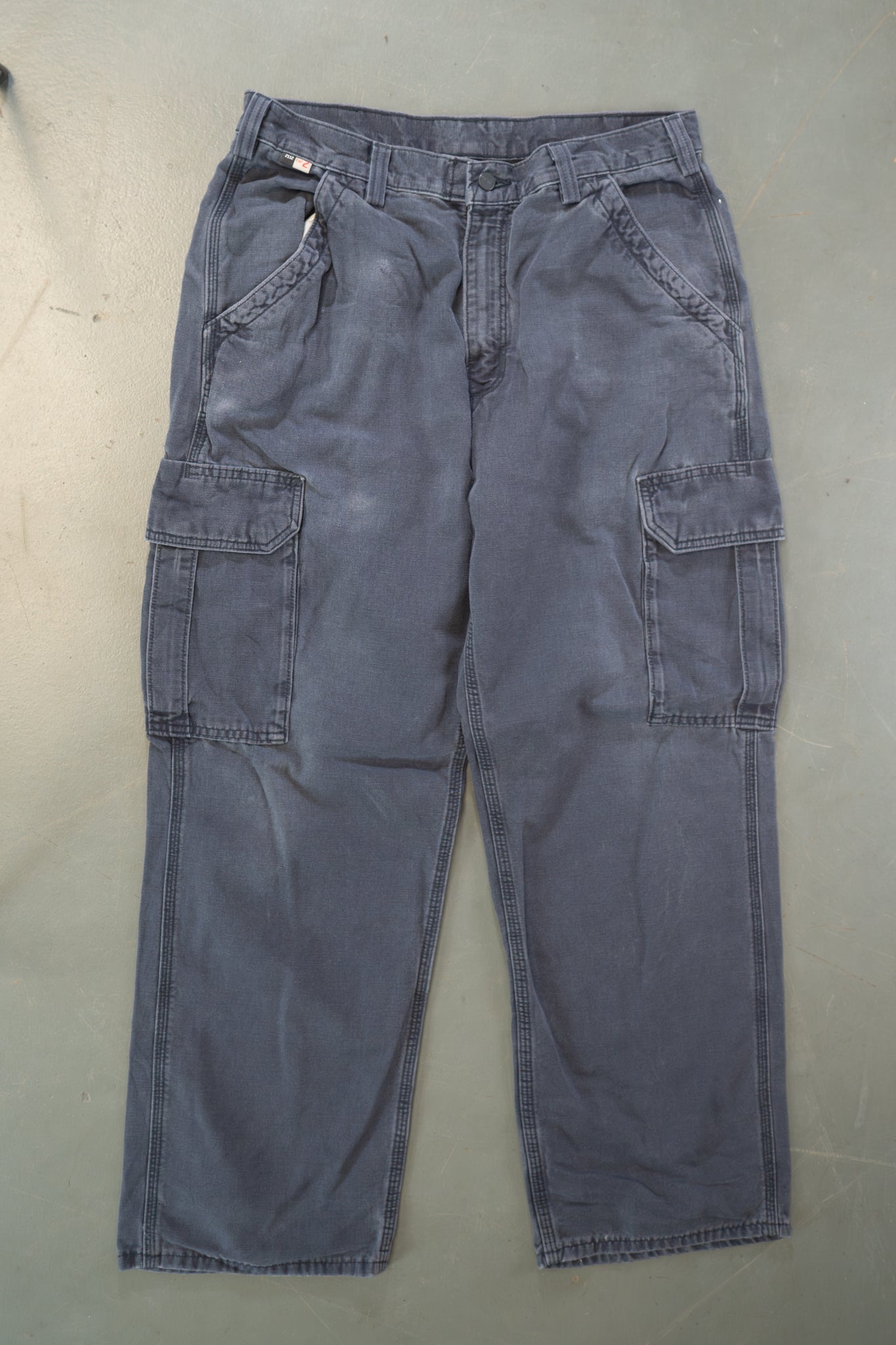 True Vintage Carhartt Carpenter Trousers – navy, w34,L30 Regular (1990s)