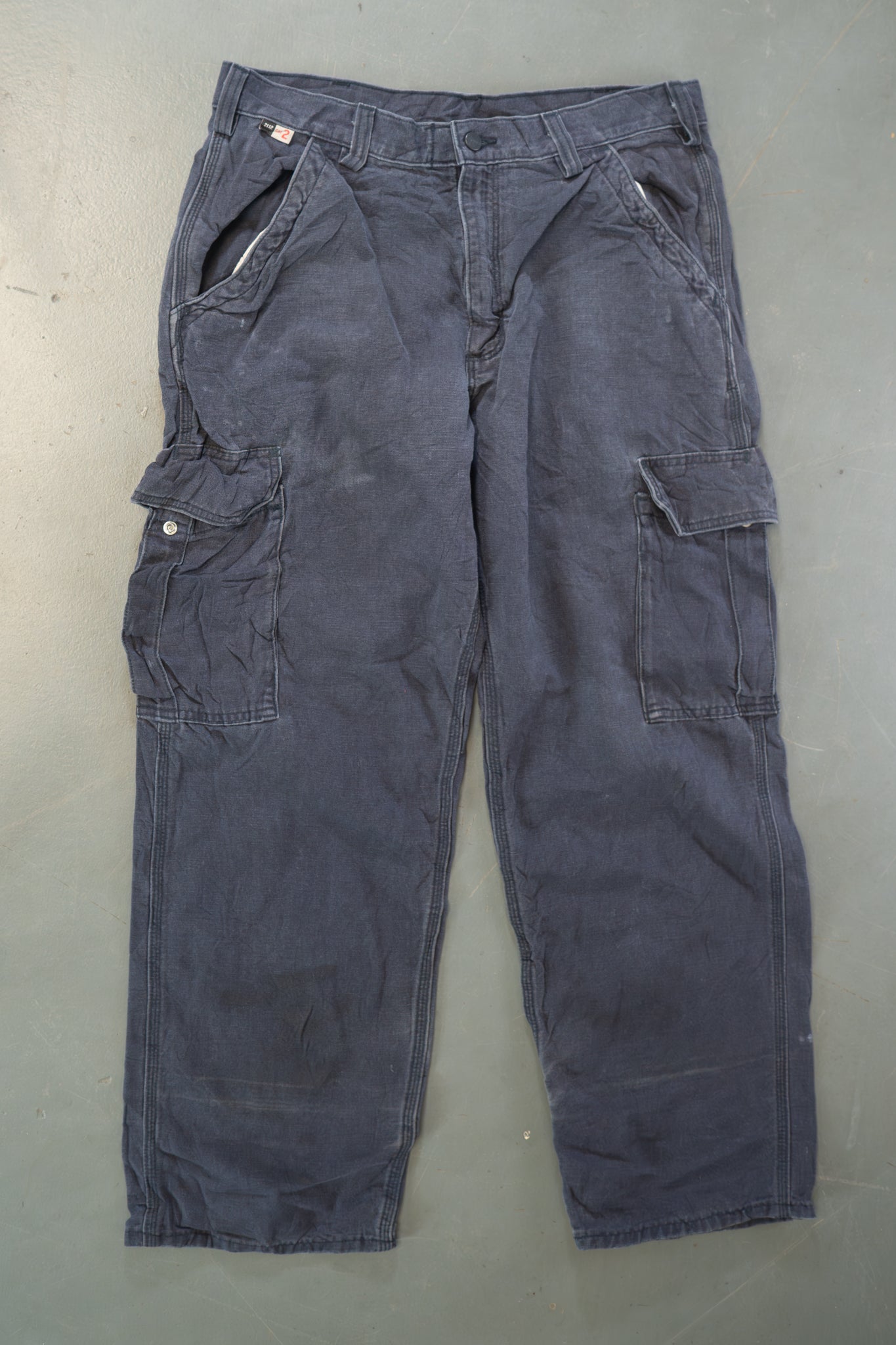 True Vintage Carhartt Carpenter Trousers – navy, w33,L29 Regular (1990s)