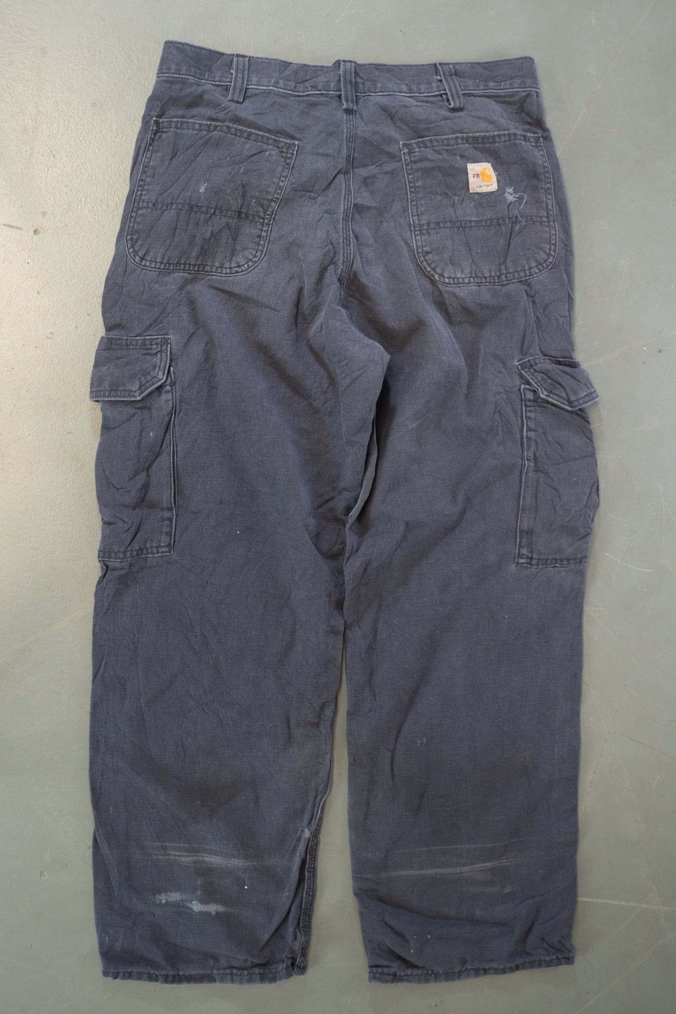 True Vintage Carhartt Carpenter Trousers – navy, w33,L29 Regular (1990s)
