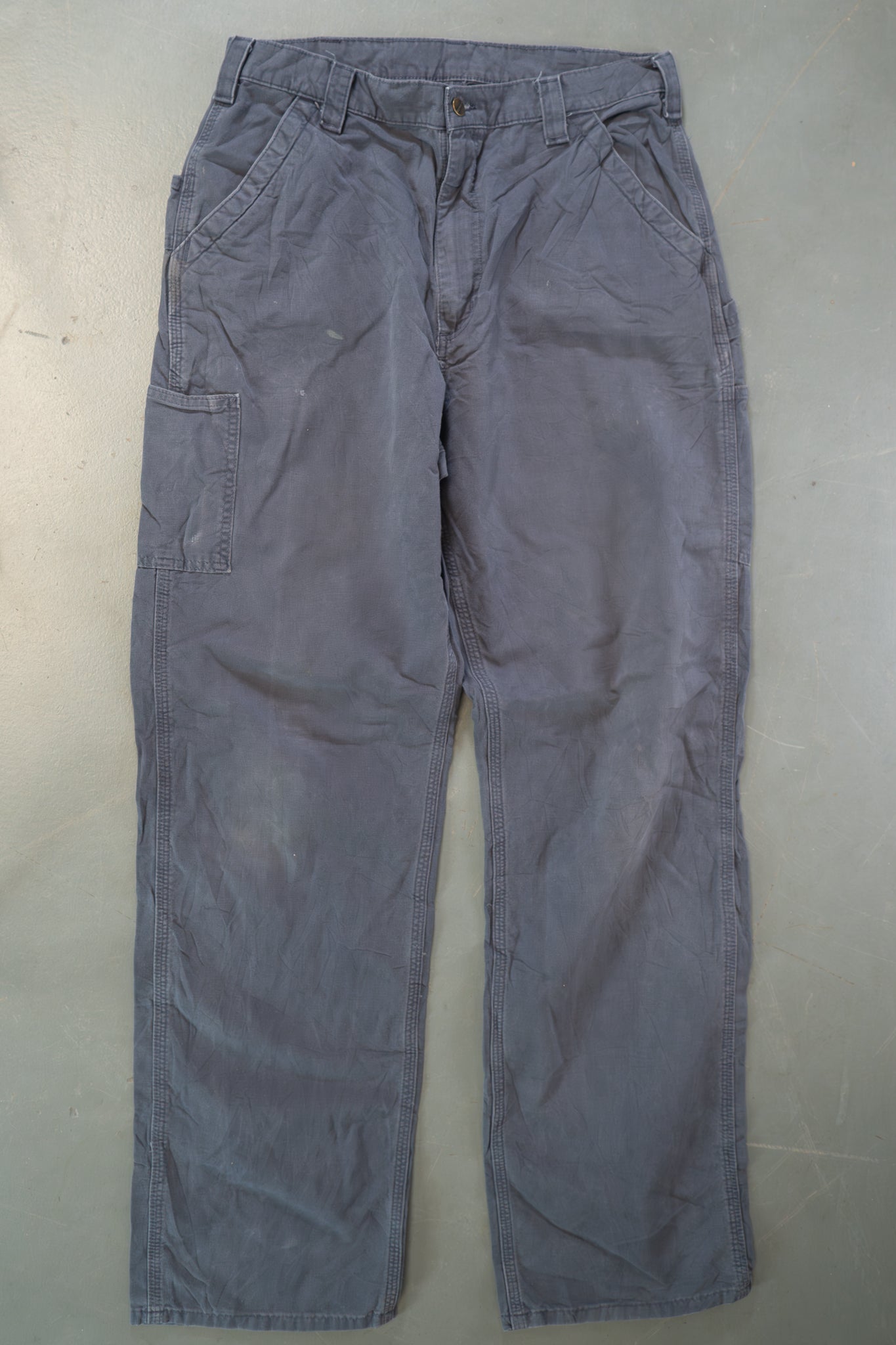 True Vintage Carhartt Carpenter Trousers – navy, w34,L34 Regular (1990s)