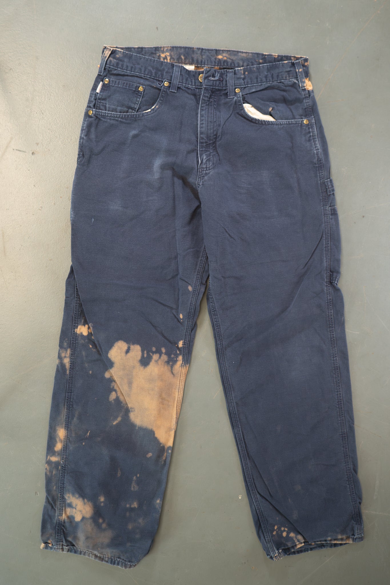 True Vintage Carhartt Carpenter Trousers – navy, w32,L31 Regular (1990s)