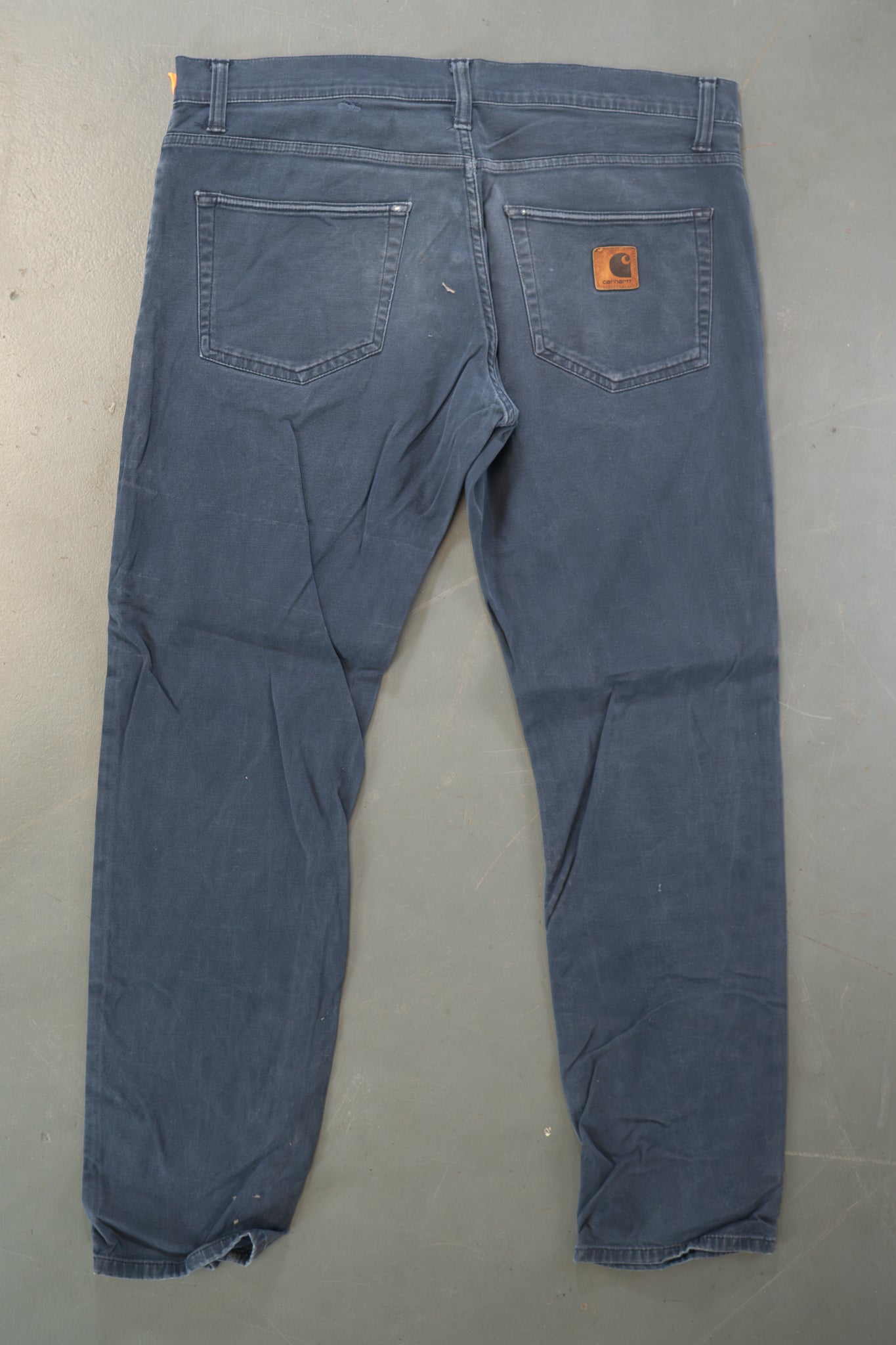 True Vintage Carhartt Carpenter Trousers – navy, w38,L30 Regular (1990s)