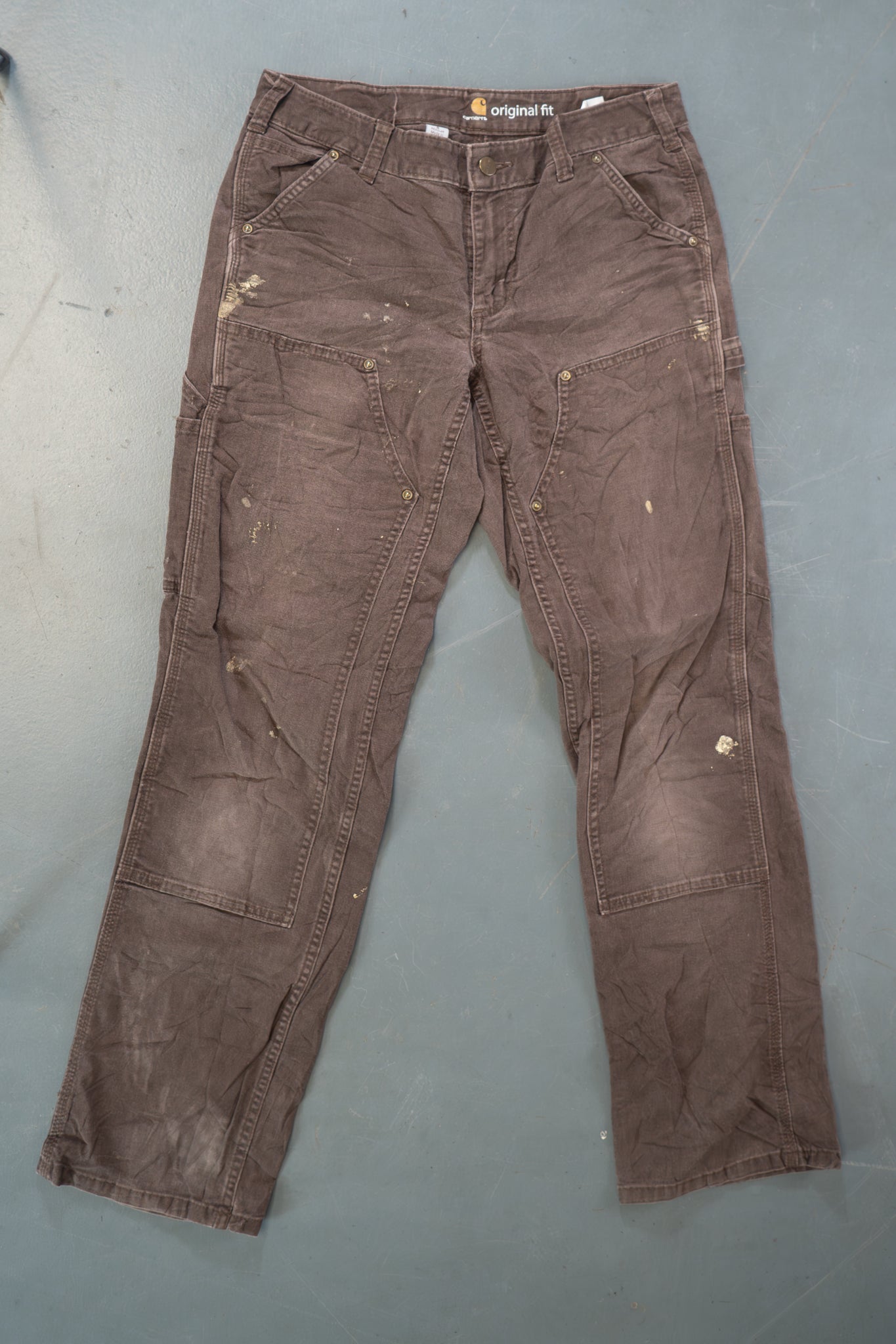 True Vintage Carhartt Carpenter Trousers – Brown, w30,L30 Regular (1990s)