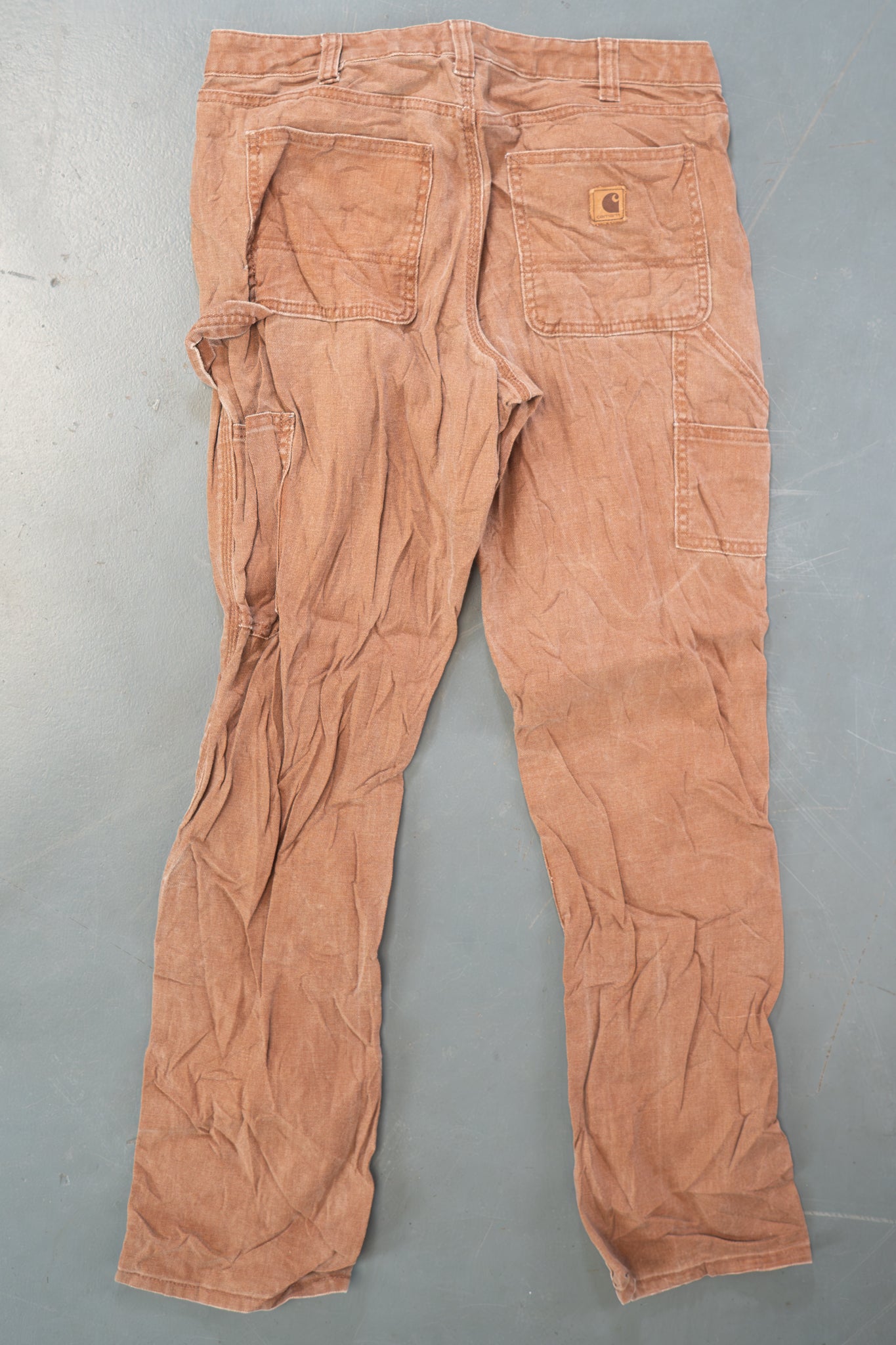 True Vintage Carhartt Carpenter Trousers - Double knee  – Brown, w31,L29 Regular (1990s)
