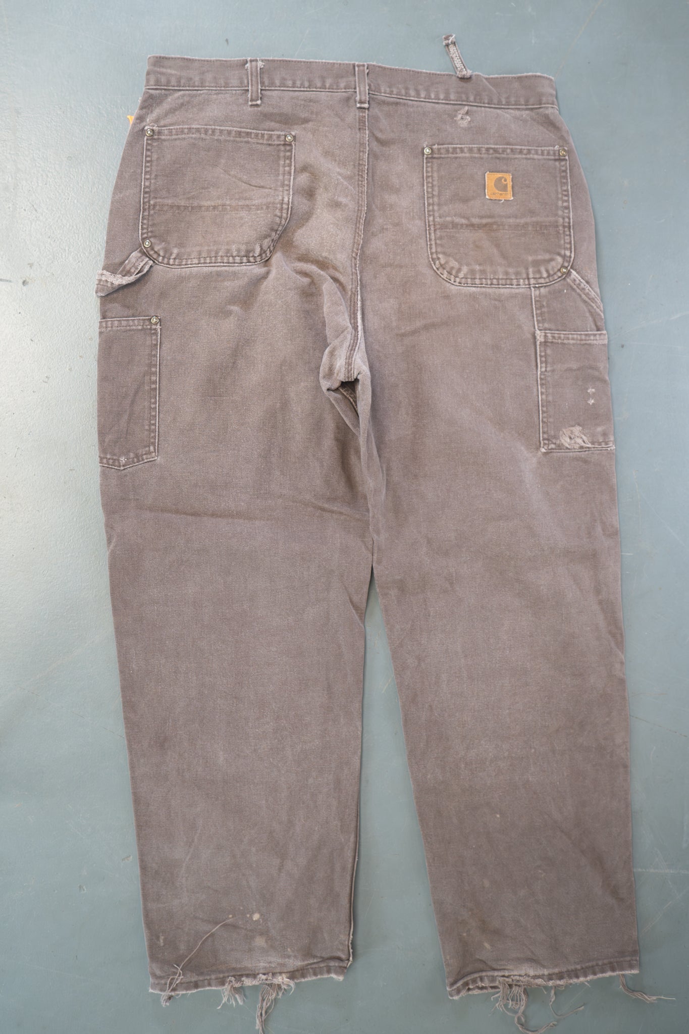 True Vintage Carhartt Carpenter Trousers - Double knee  – Brown, w38,L30 Regular (1990s)