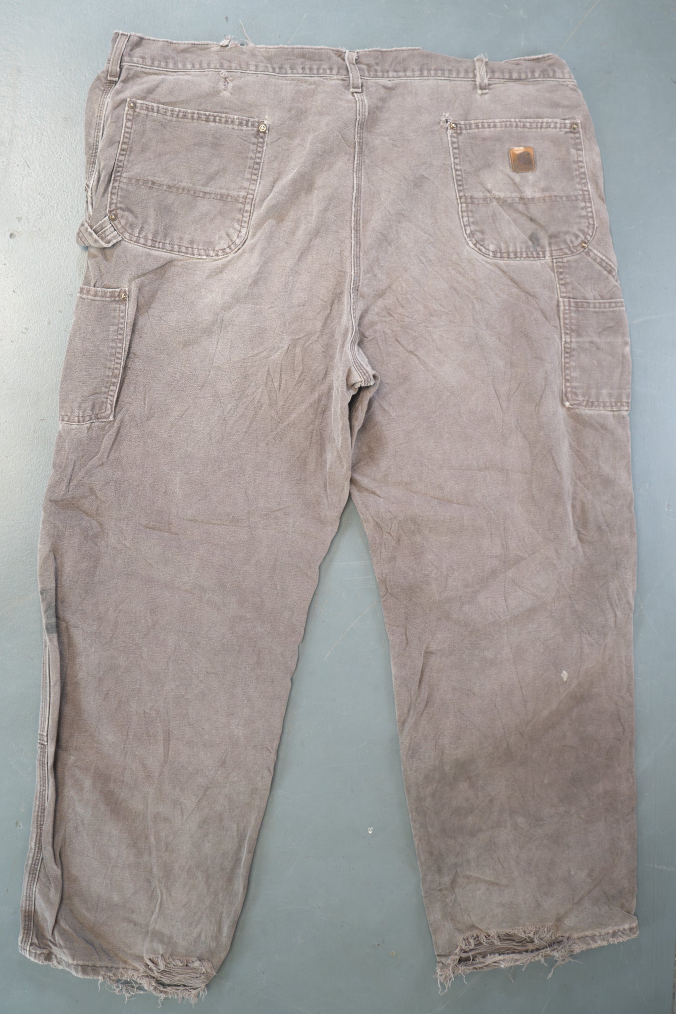 True Vintage Carhartt Carpenter Trousers - Double knee  – Brown, w44,L31 Regular (1990s)