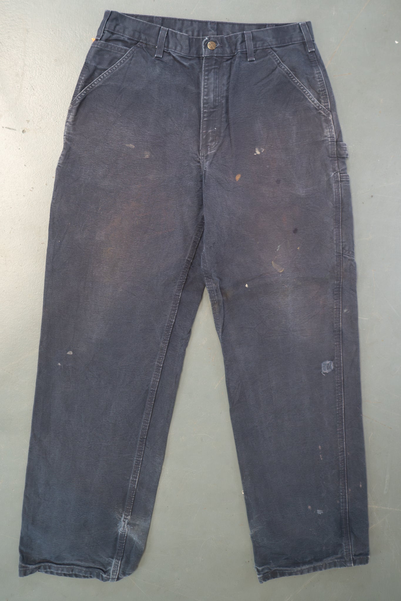 True Vintage Carhartt Carpenter Trousers – Navy, w32,L32 Regular (1990s)