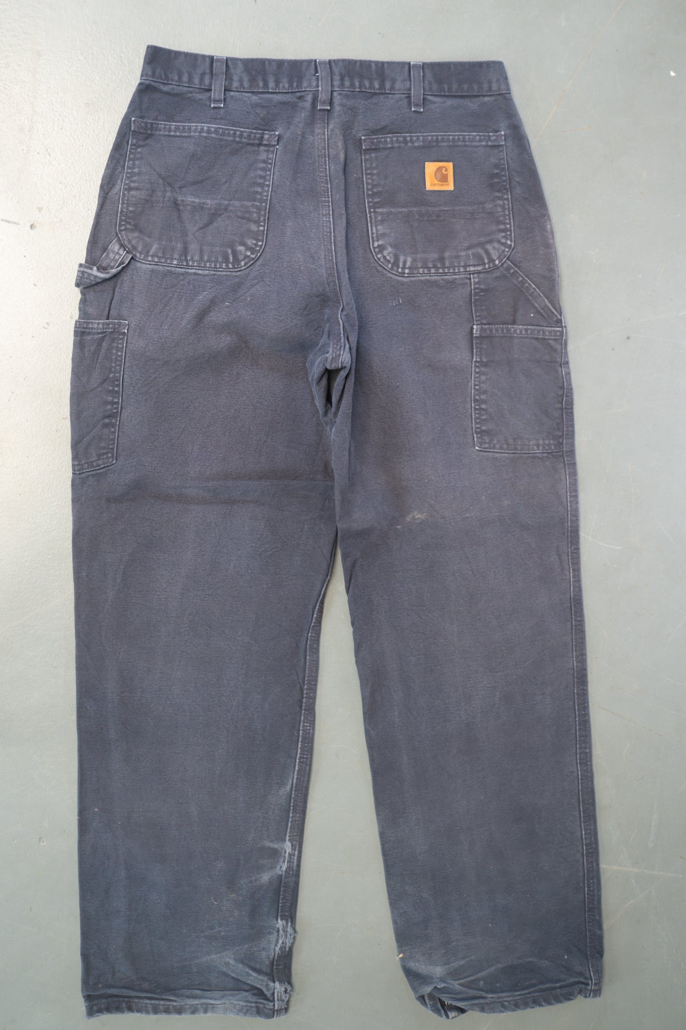 True Vintage Carhartt Carpenter Trousers – Navy, w32,L32 Regular (1990s)