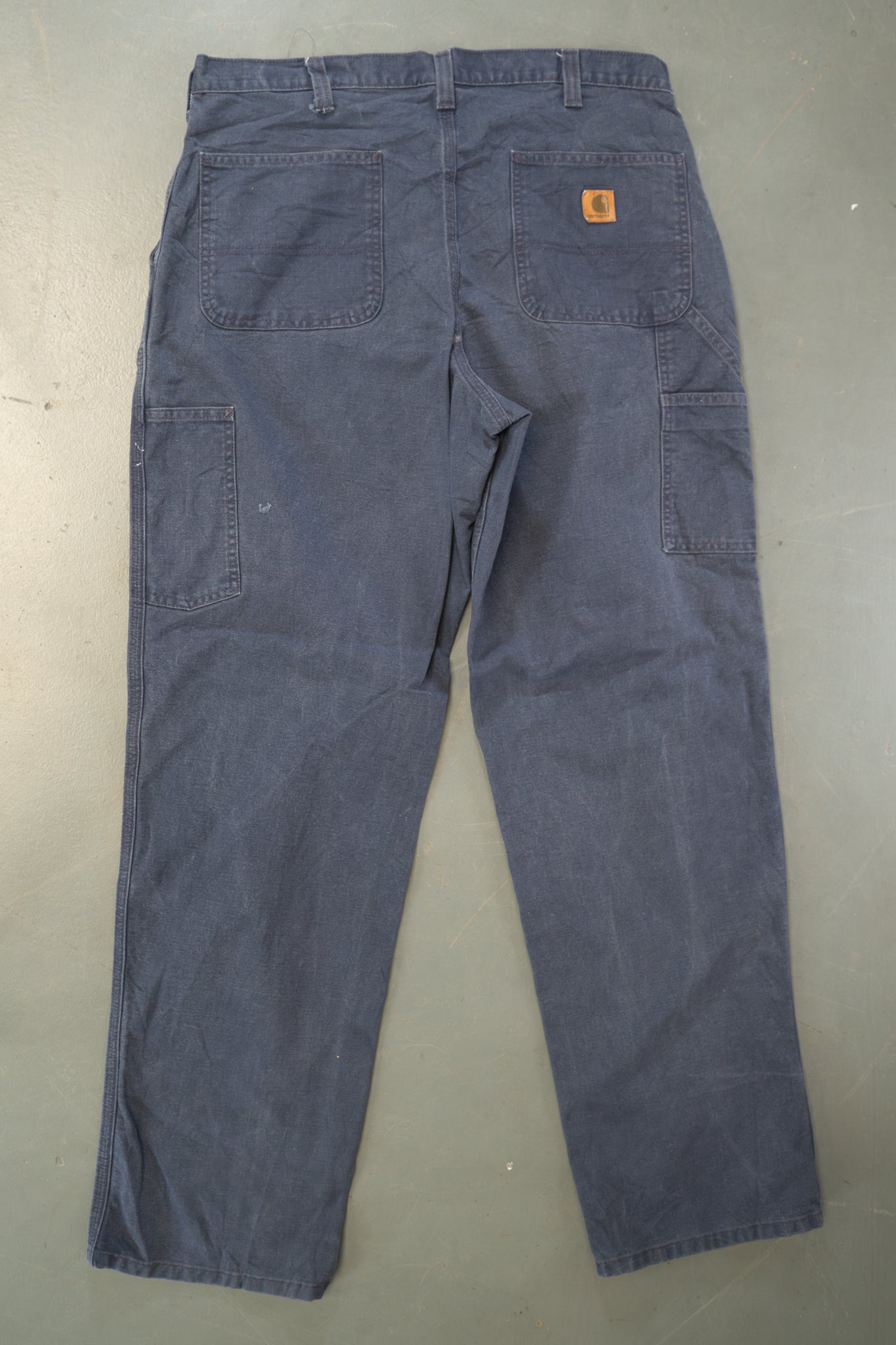 True Vintage Carhartt Carpenter Trousers – Navy, w36,L34 Regular (1990s)