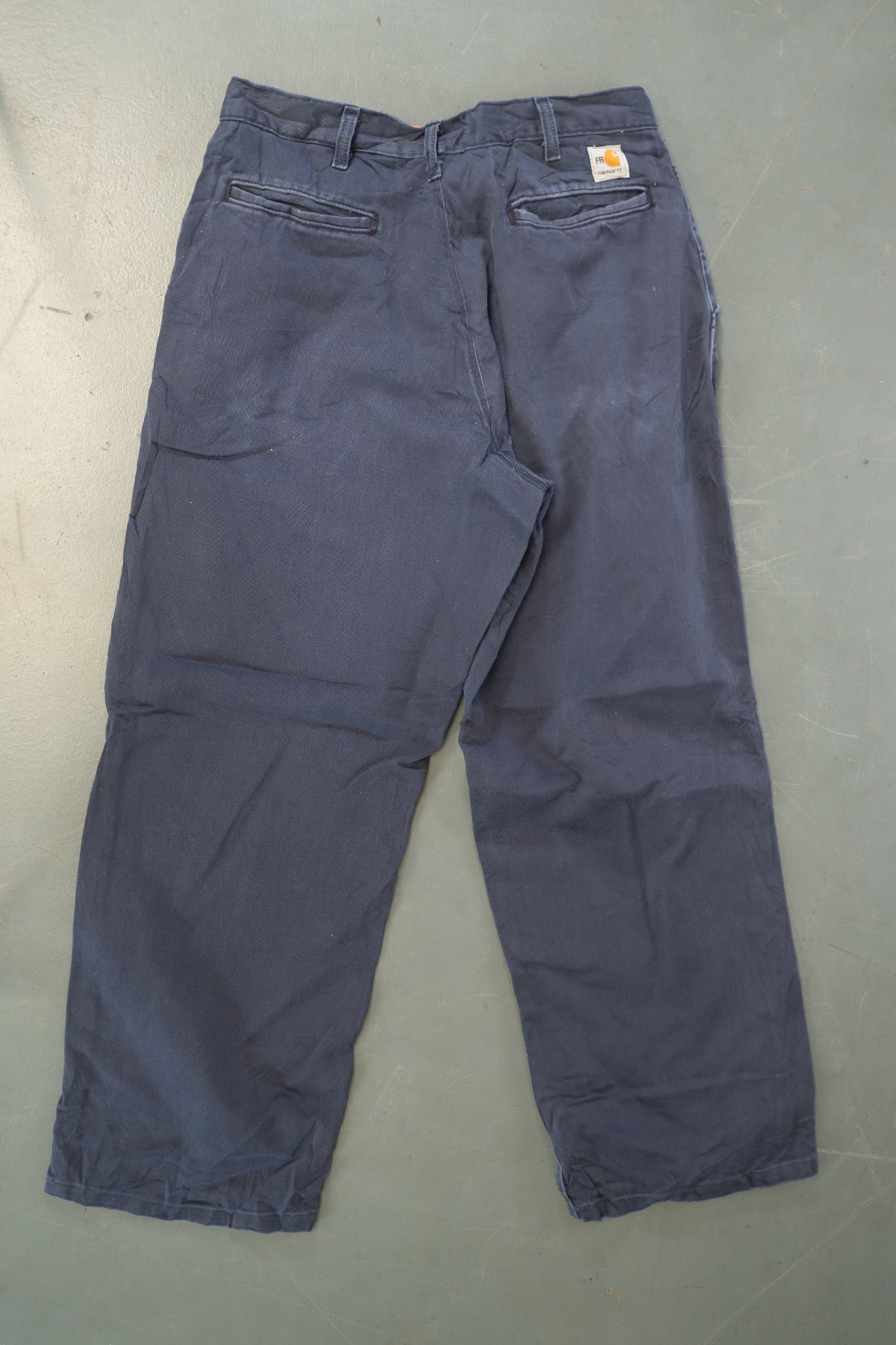 True Vintage Carhartt Carpenter Trousers – Navy, w28,L30 Regular (1990s)