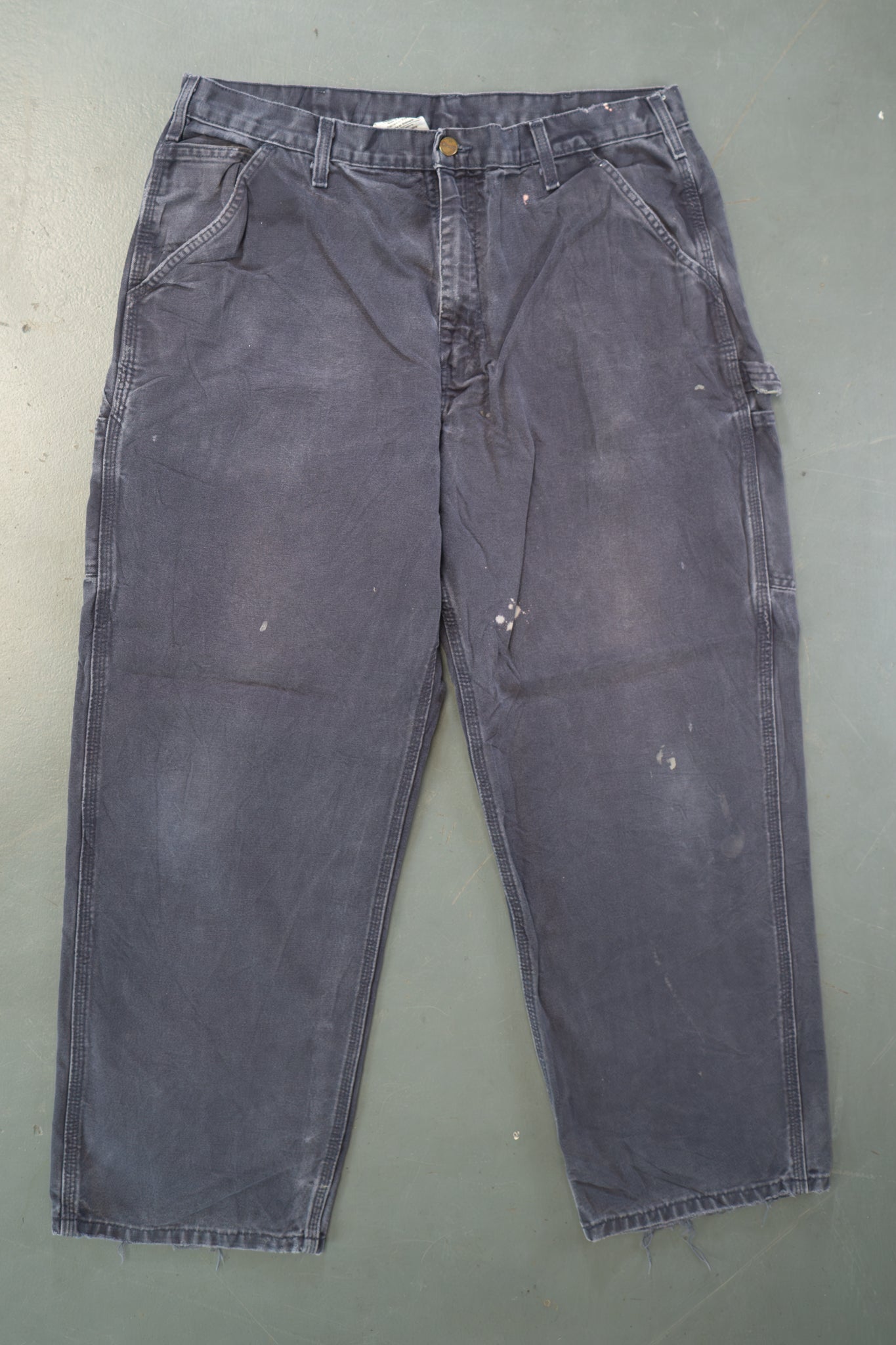 True Vintage Carhartt Carpenter Trousers – Navy, w36,L28 Regular (1990s)