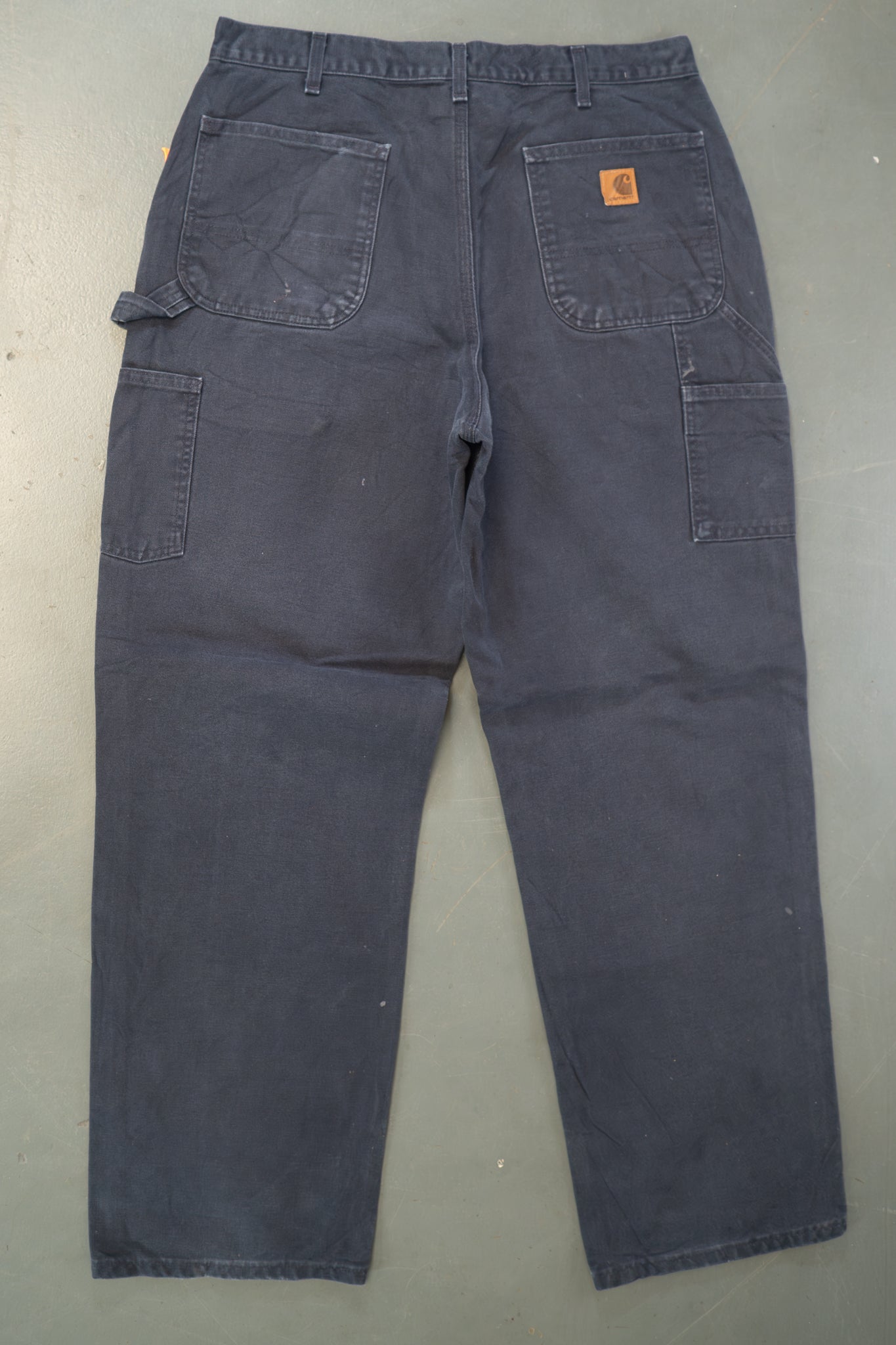 True Vintage Carhartt Carpenter Trousers – Navy, w34,L32 Regular (1990s)