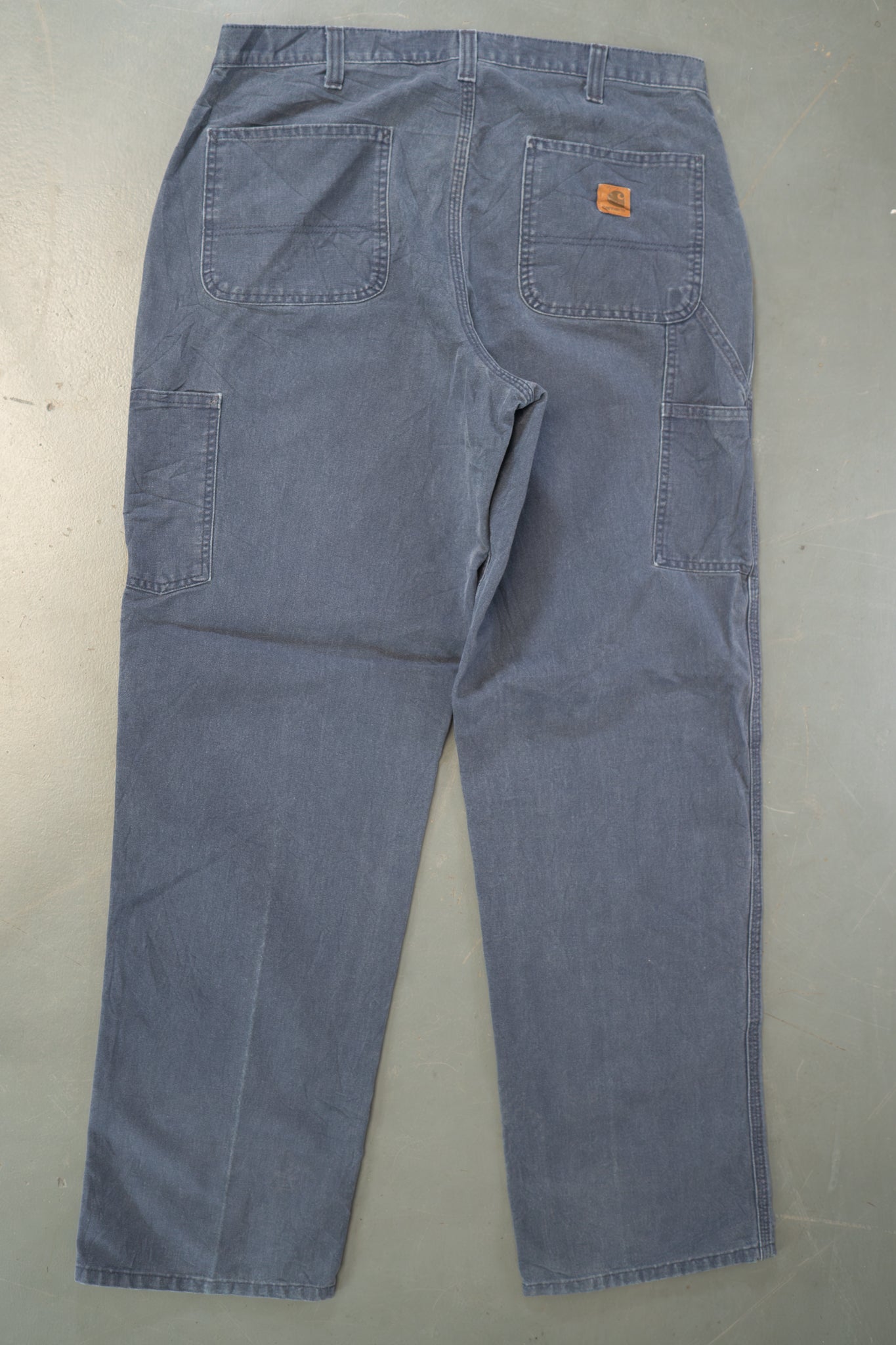 True Vintage Carhartt Carpenter Trousers – Navy, w36,L34 Regular (1990s)