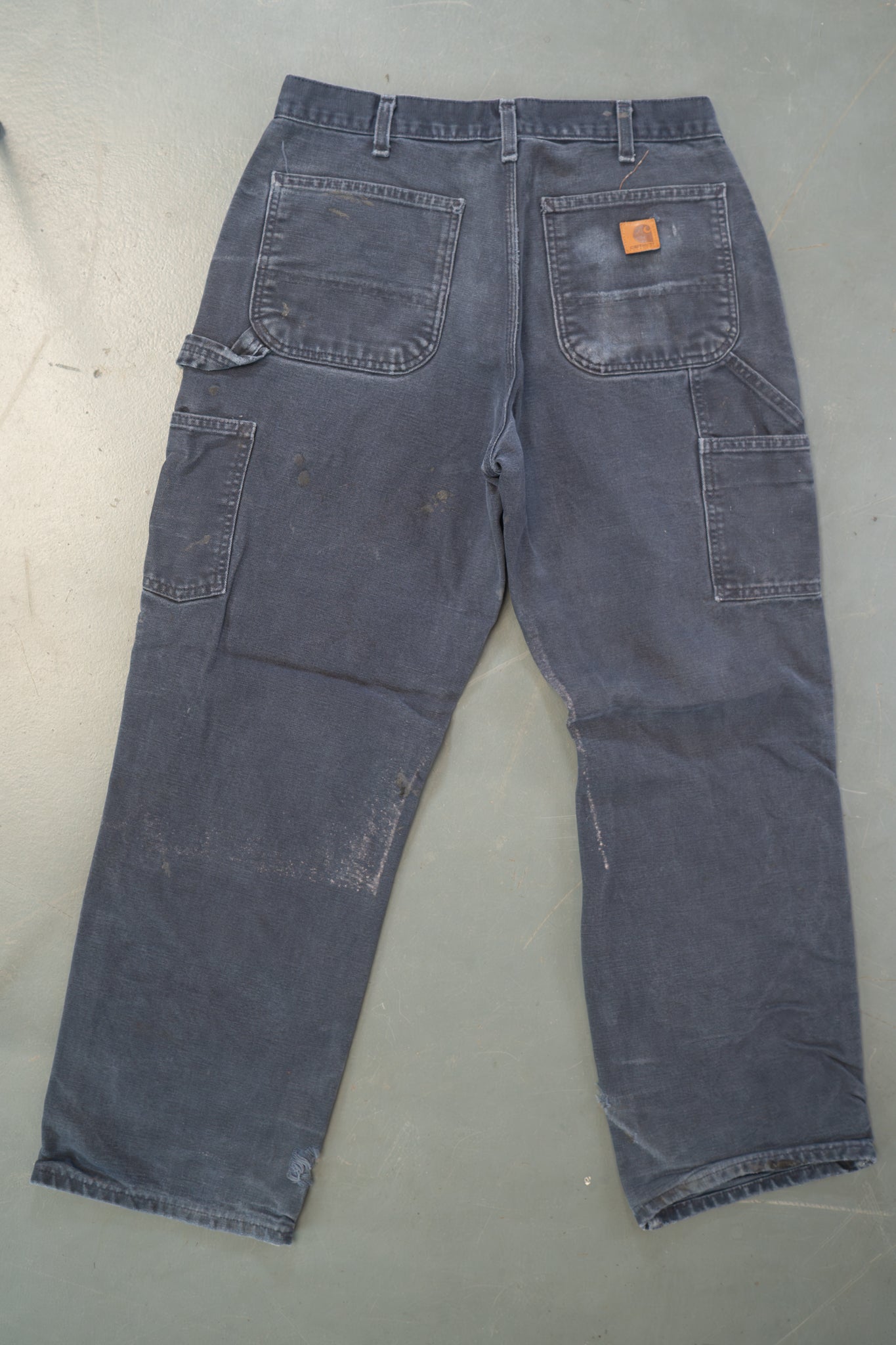 True Vintage Carhartt Carpenter Trousers – Navy, w36,L29 Regular (1990s)