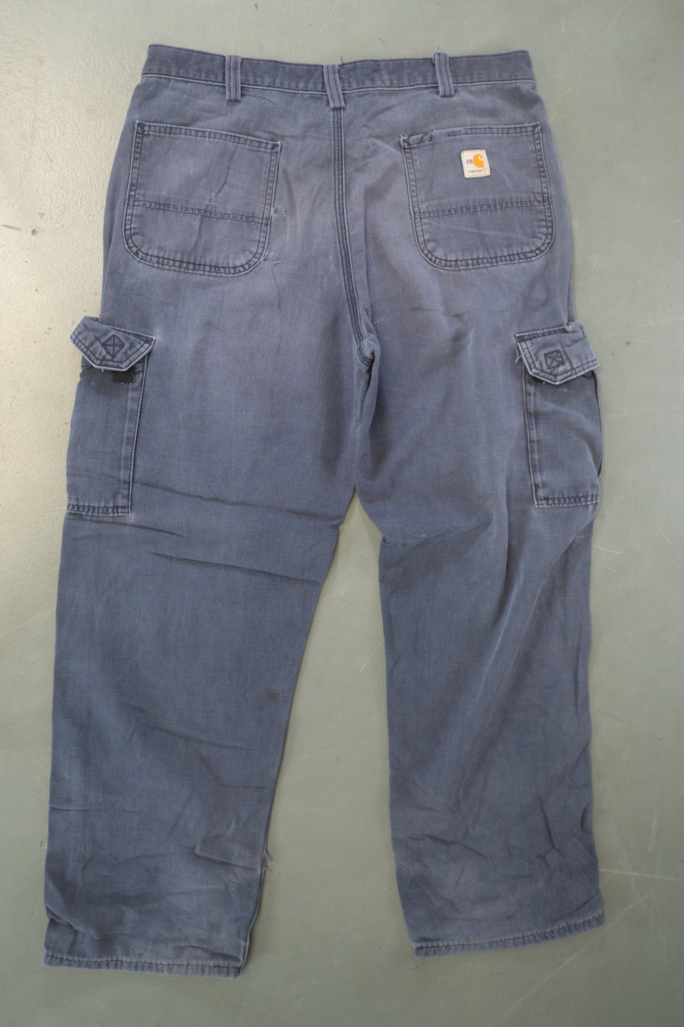True Vintage Carhartt Carpenter Trousers – Navy, w35,L30 Regular (1990s)