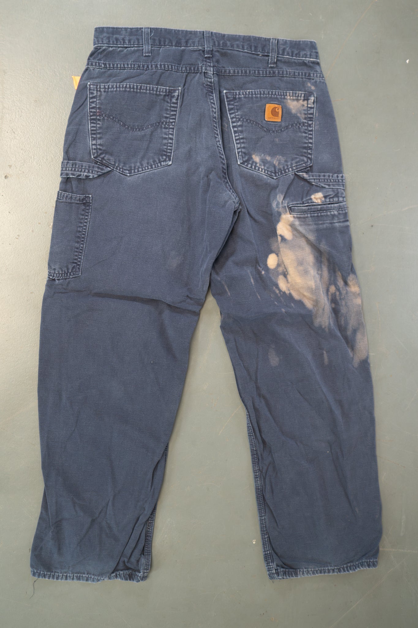 True Vintage Carhartt Carpenter Trousers – Navy, w34,L30 Regular (1990s)