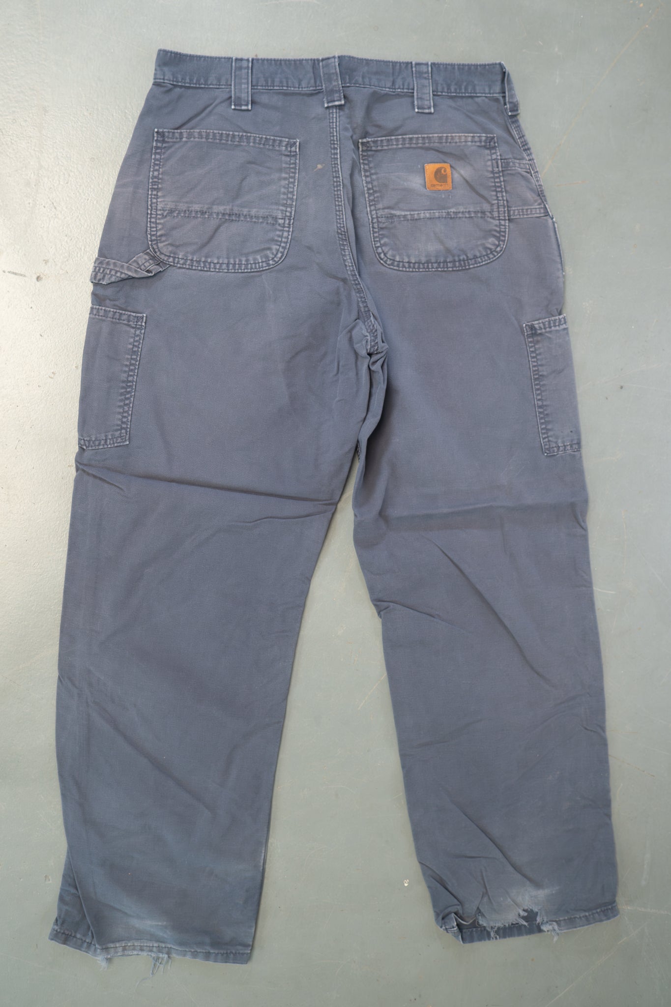 True Vintage Carhartt Carpenter Trousers – Navy, w33,L30 Regular (1990s)
