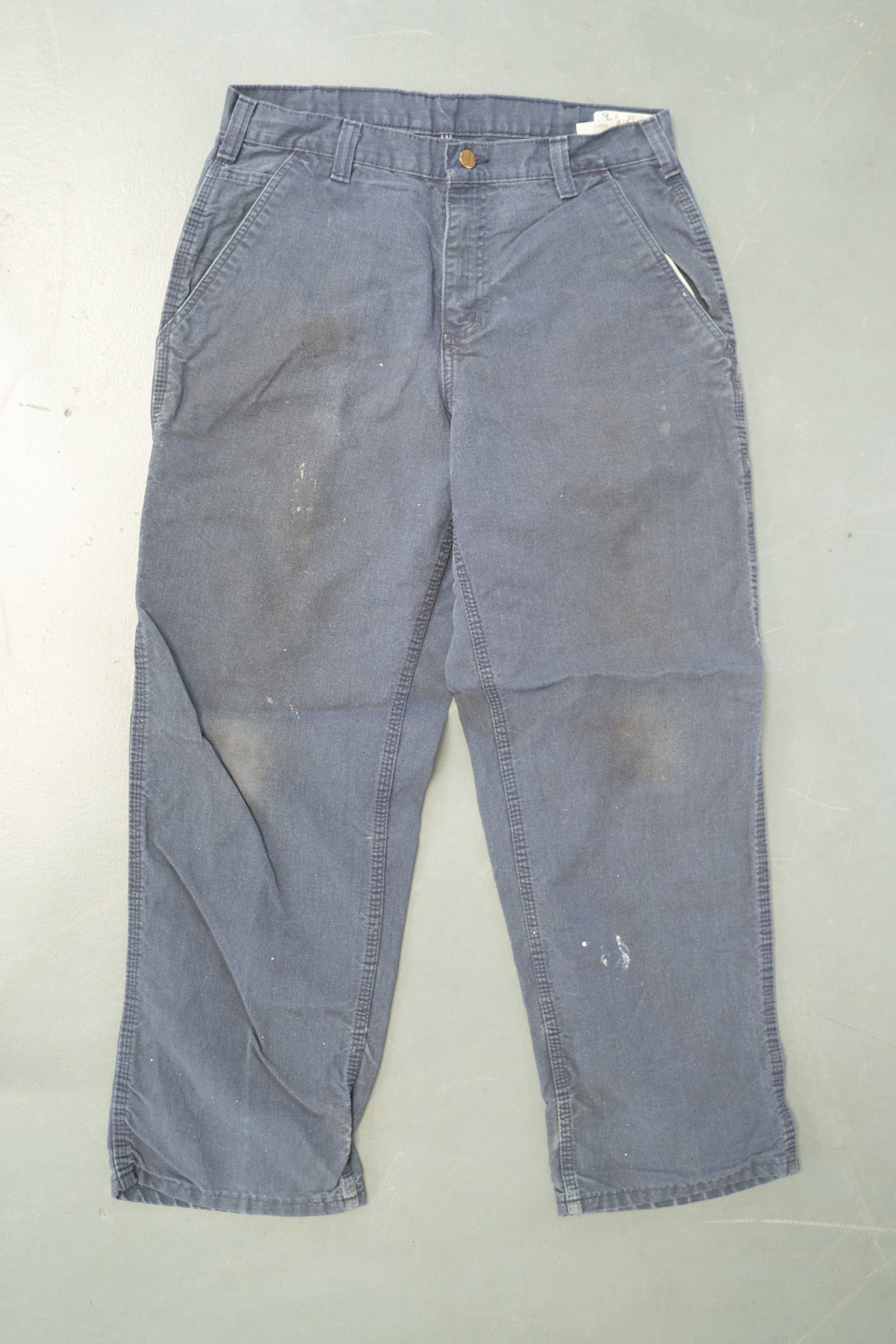 True Vintage Carhartt Carpenter Trousers – Navy, w32,L28 Regular (1990s)
