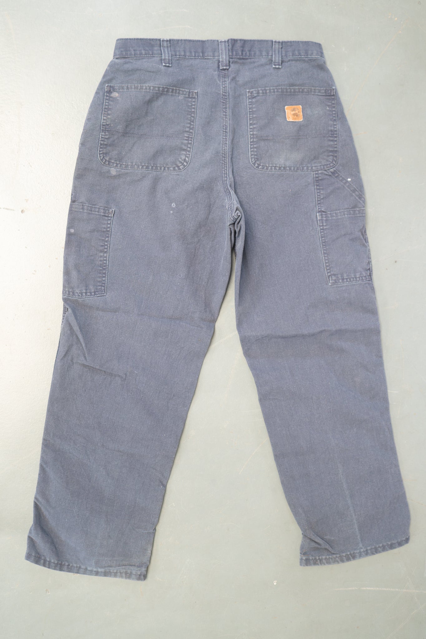 True Vintage Carhartt Carpenter Trousers – Navy, w32,L28 Regular (1990s)