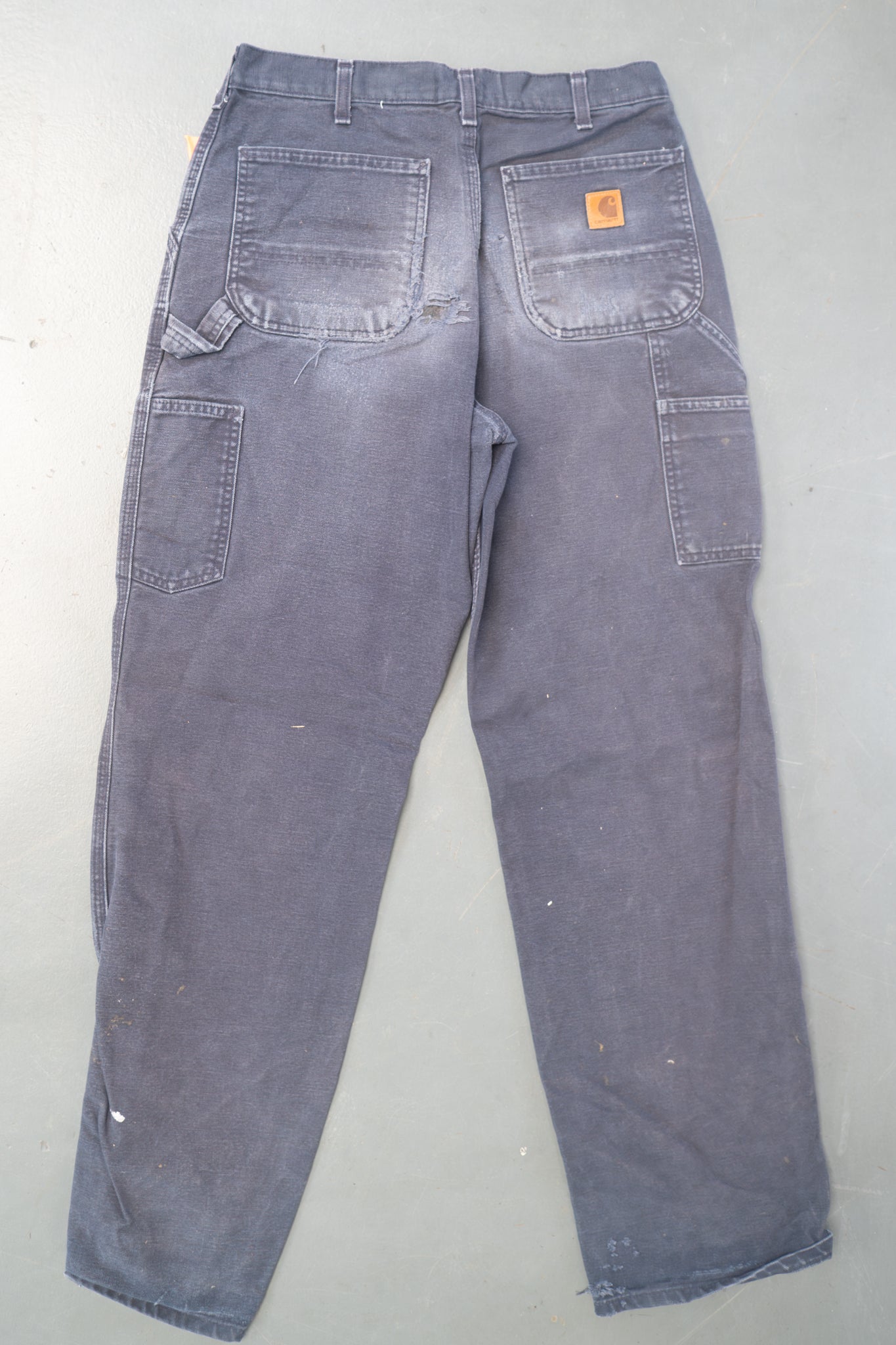 True Vintage Carhartt Carpenter Trousers – Navy, w30,L33 Regular (1990s)