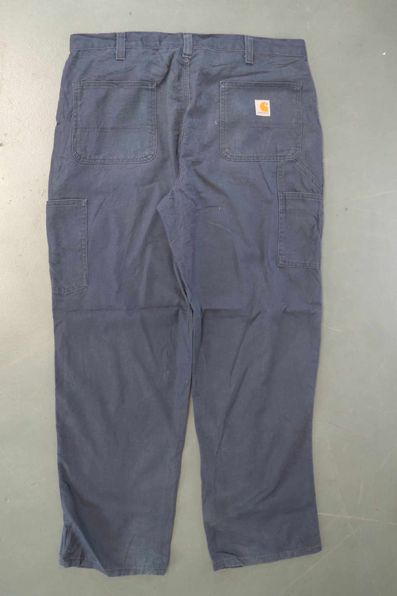 True Vintage Carhartt Carpenter Trousers – Navy, w37,L31 Regular (1990s)