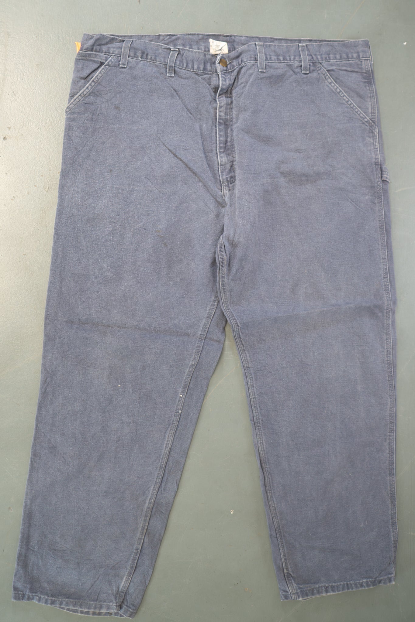 True Vintage Carhartt Carpenter Trousers – Navy, w44,L31 Regular (1990s)