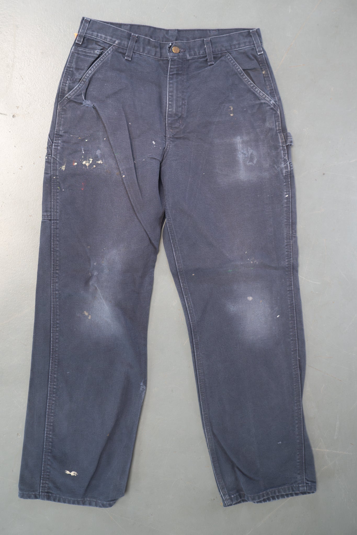 True Vintage Carhartt Carpenter Trousers – Navy, w31,L31 Regular (1990s)