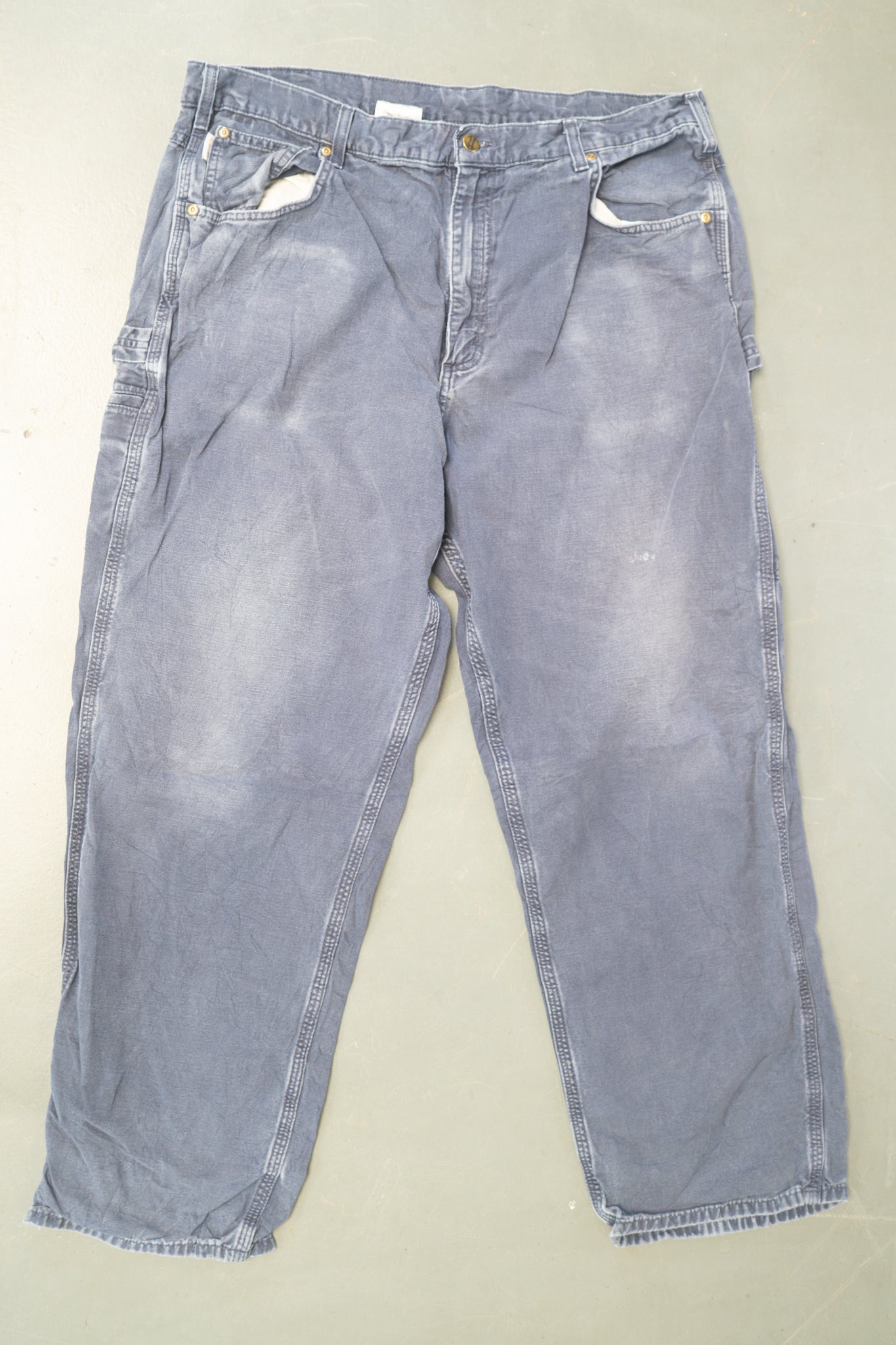 True Vintage Carhartt Carpenter Trousers – Navy, w36,L29 Regular (1990s)
