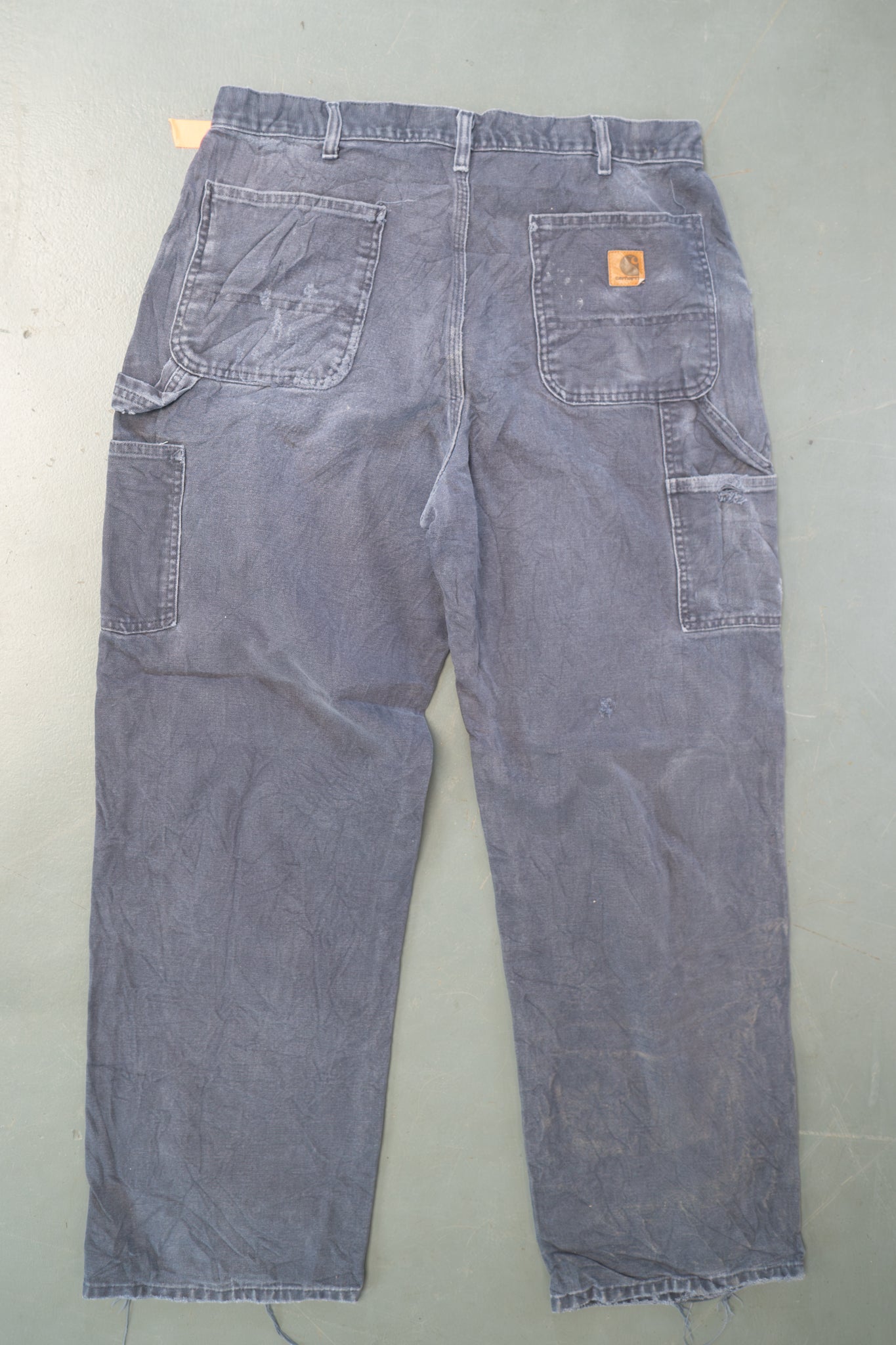 True Vintage Carhartt Carpenter Trousers – Navy, w34,L30 Regular (1990s)